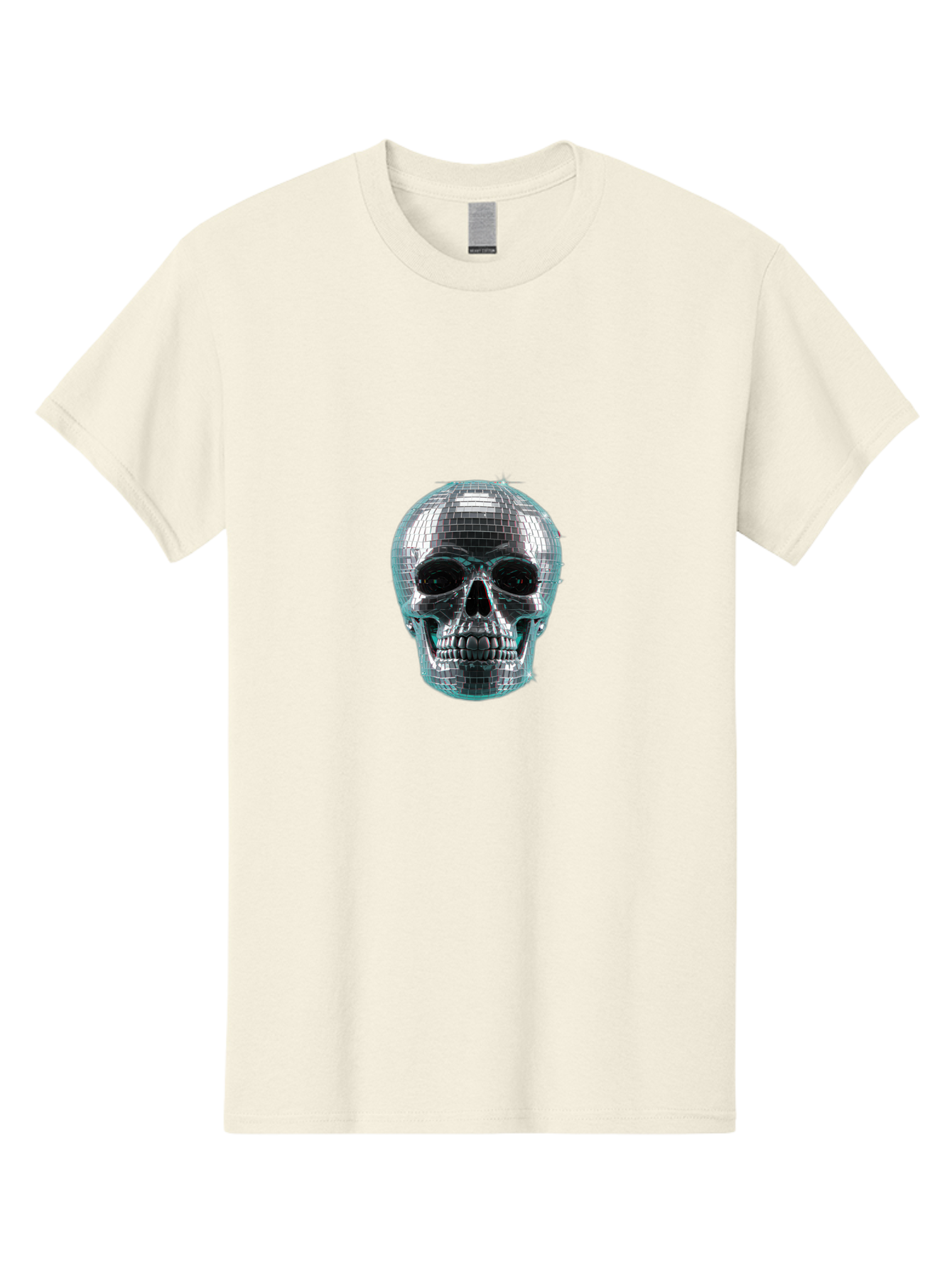 Disco-Ball-Skull-2 Men'S Graphic Tee, 100% Cotton, Comfortable Casual Summer Wear, Machine Washable, Vintage Camera, Old Camera, Antique Camera, Black Camera, Classic Photography, Photography Equipment, Nostalgic Device, Film Camera, Bak422