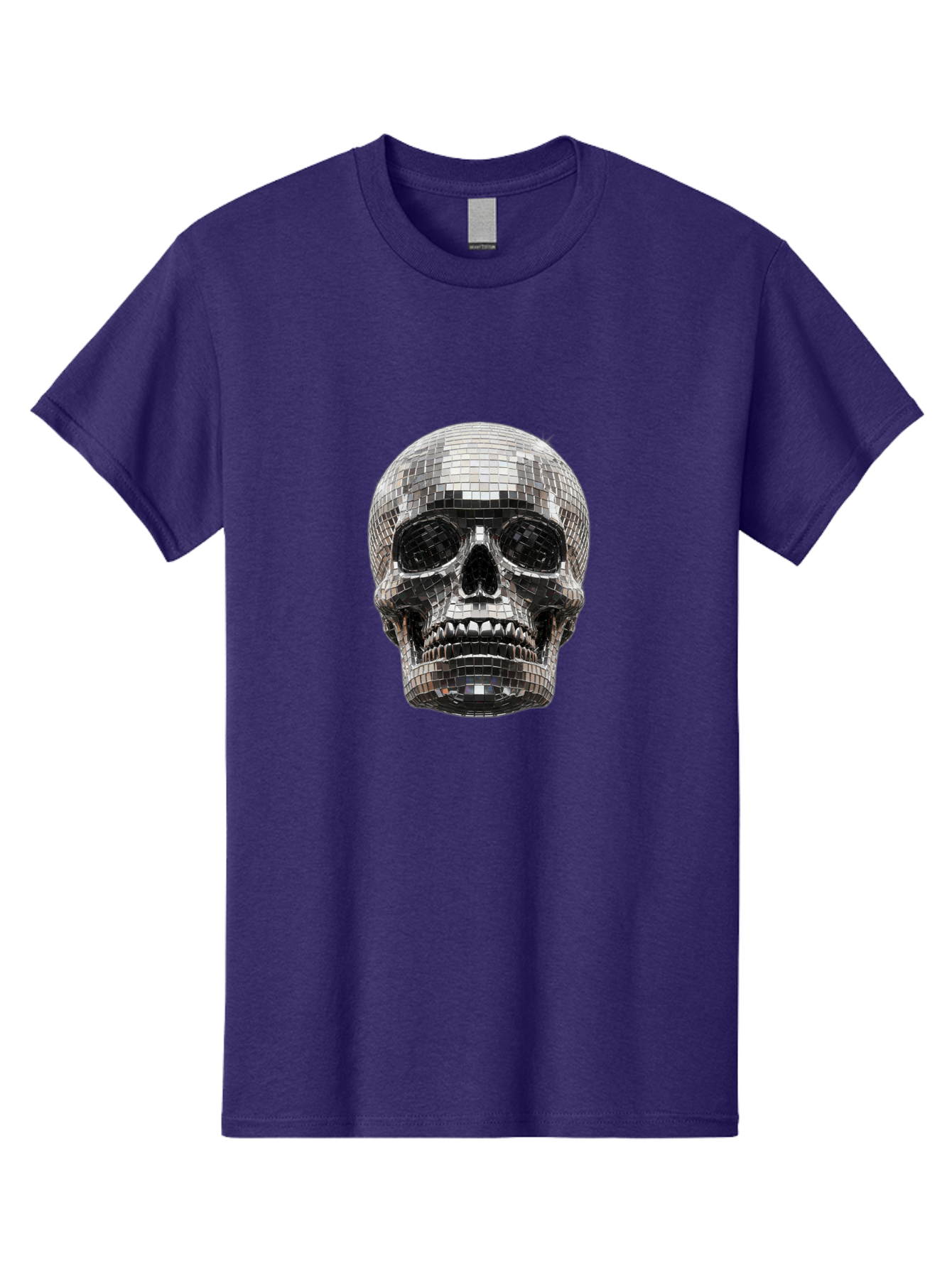 Disco-Ball-Skull Men'S Graphic Tee, 100% Cotton, Comfortable Casual Summer Wear, Machine Washable, Vintage Camera, Old Camera, Antique Camera, Black Camera, Classic Photography, Photography Equipment, Nostalgic Device, Film Camera, Camera Art Bak425