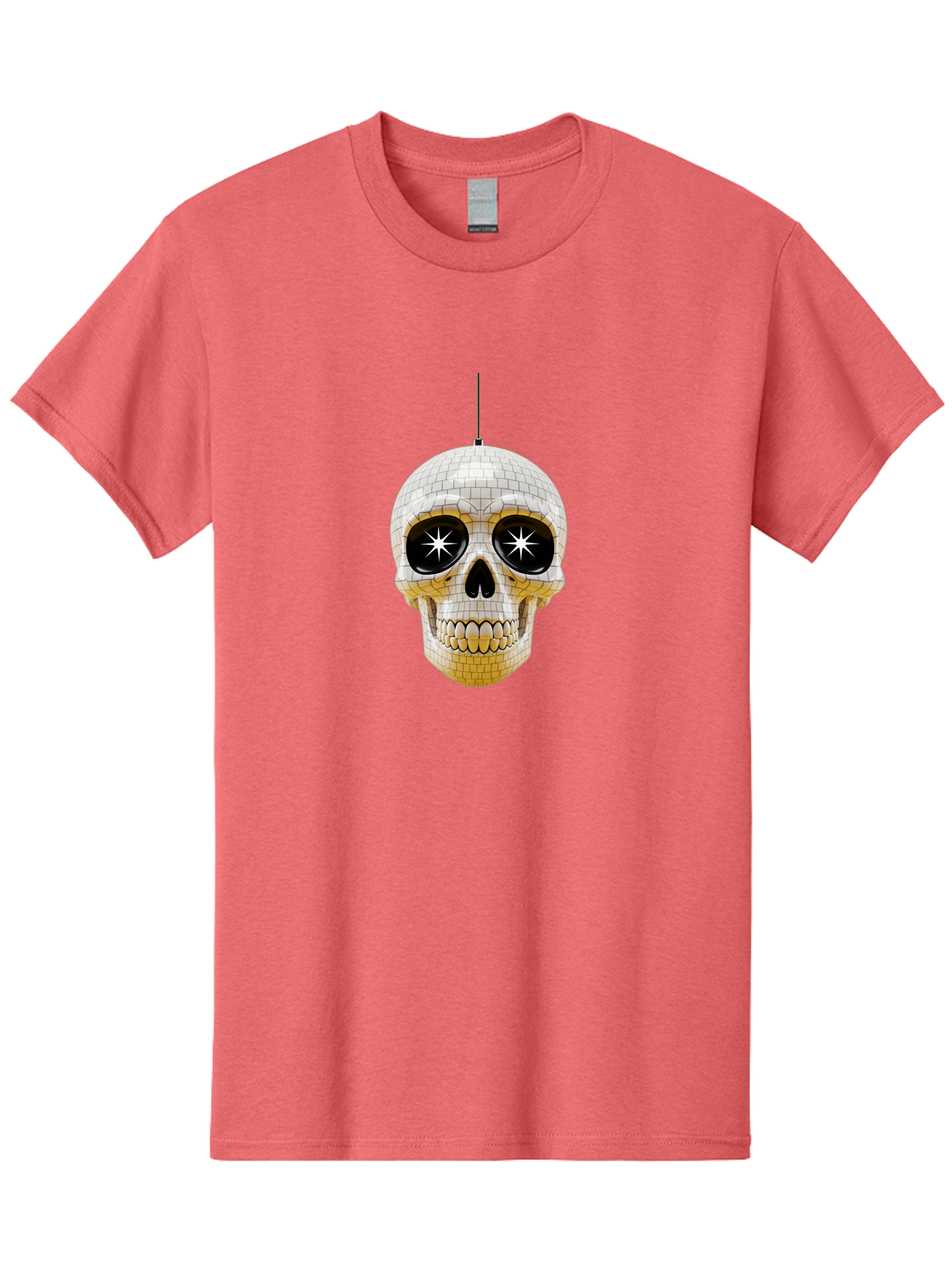 Disco-Skull-2 Men'S Graphic Tee, 100% Cotton, Comfortable Casual Summer Wear, Machine Washable, Vintage Camera, Old Camera, Antique Camera, Black Camera, Classic Photography, Photography Equipment, Nostalgic Device, Film Camera, Camera Art Bak427