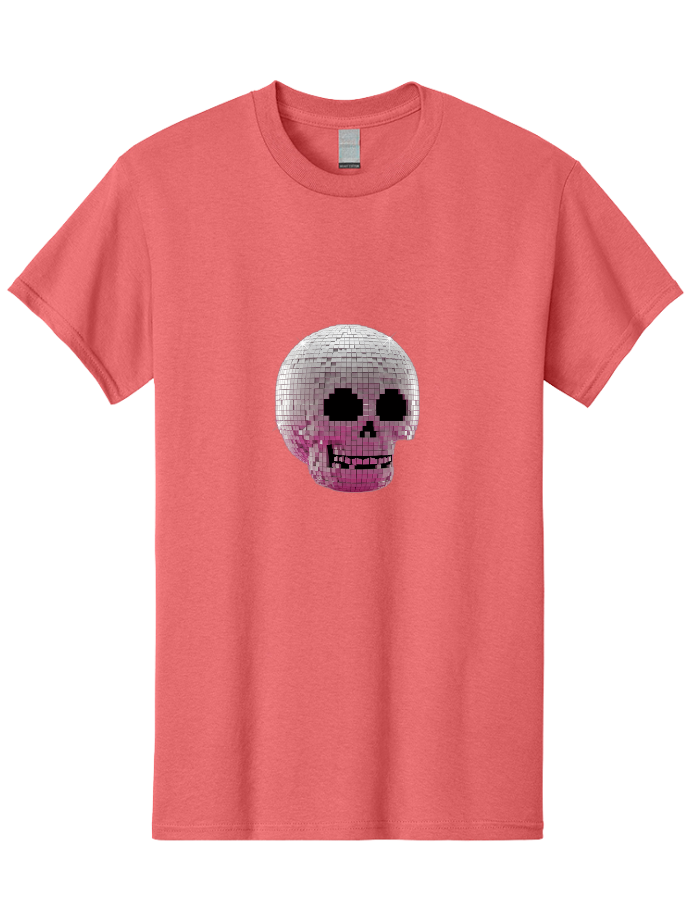 Disco-Skull-3 Men'S Graphic Tee, 100% Cotton, Comfortable Casual Summer Wear, Machine Washable, Vintage Camera, Old Camera, Antique Camera, Black Camera, Classic Photography, Photography Equipment, Nostalgic Device, Film Camera, Camera Art Bak428