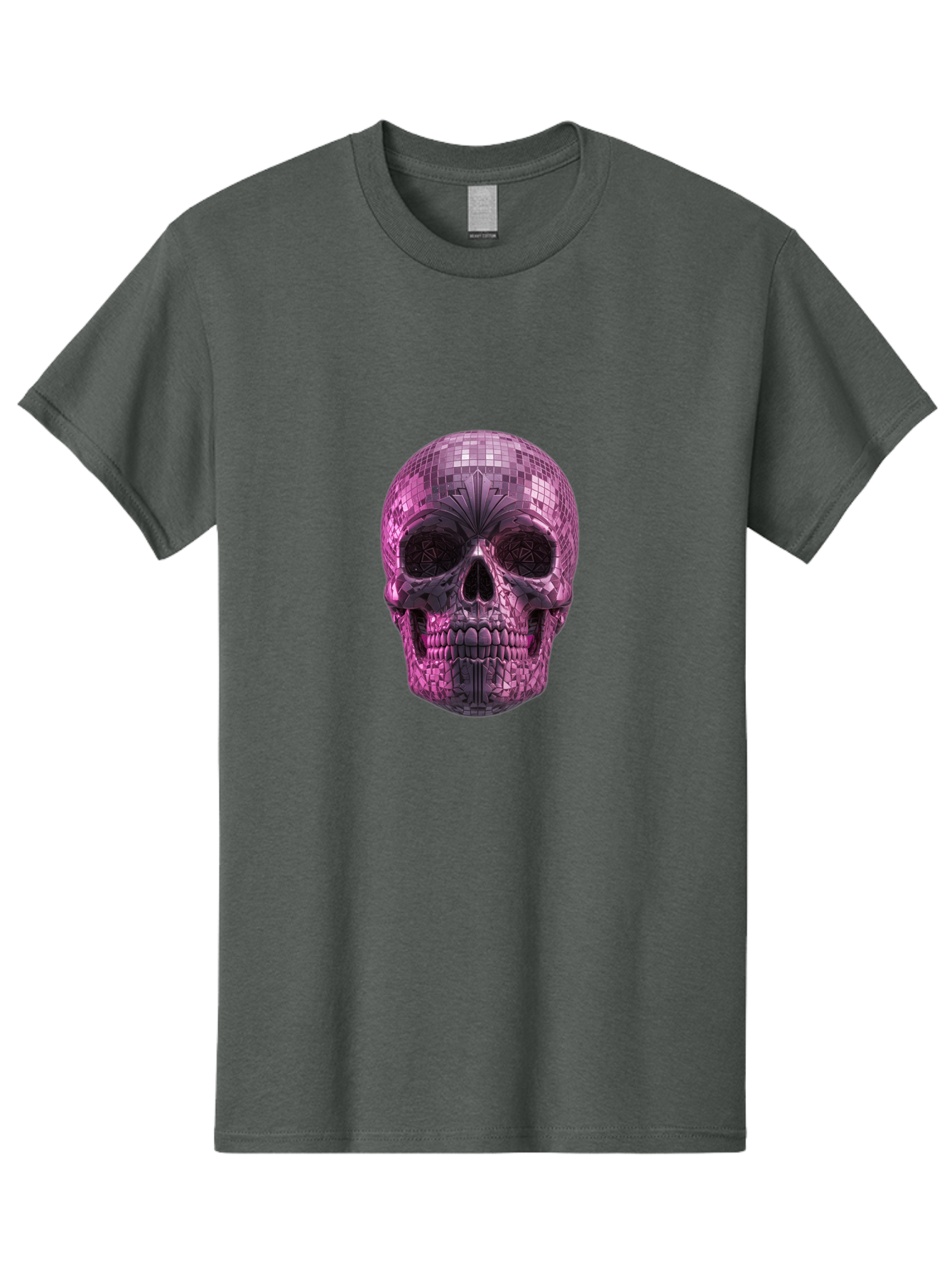 Disco-Skull-4 Men'S Graphic Tee, 100% Cotton, Comfortable Casual Summer Wear, Machine Washable, Vintage Camera, Old Camera, Antique Camera, Black Camera, Classic Photography, Photography Equipment, Nostalgic Device, Film Camera, Camera Art Bak429