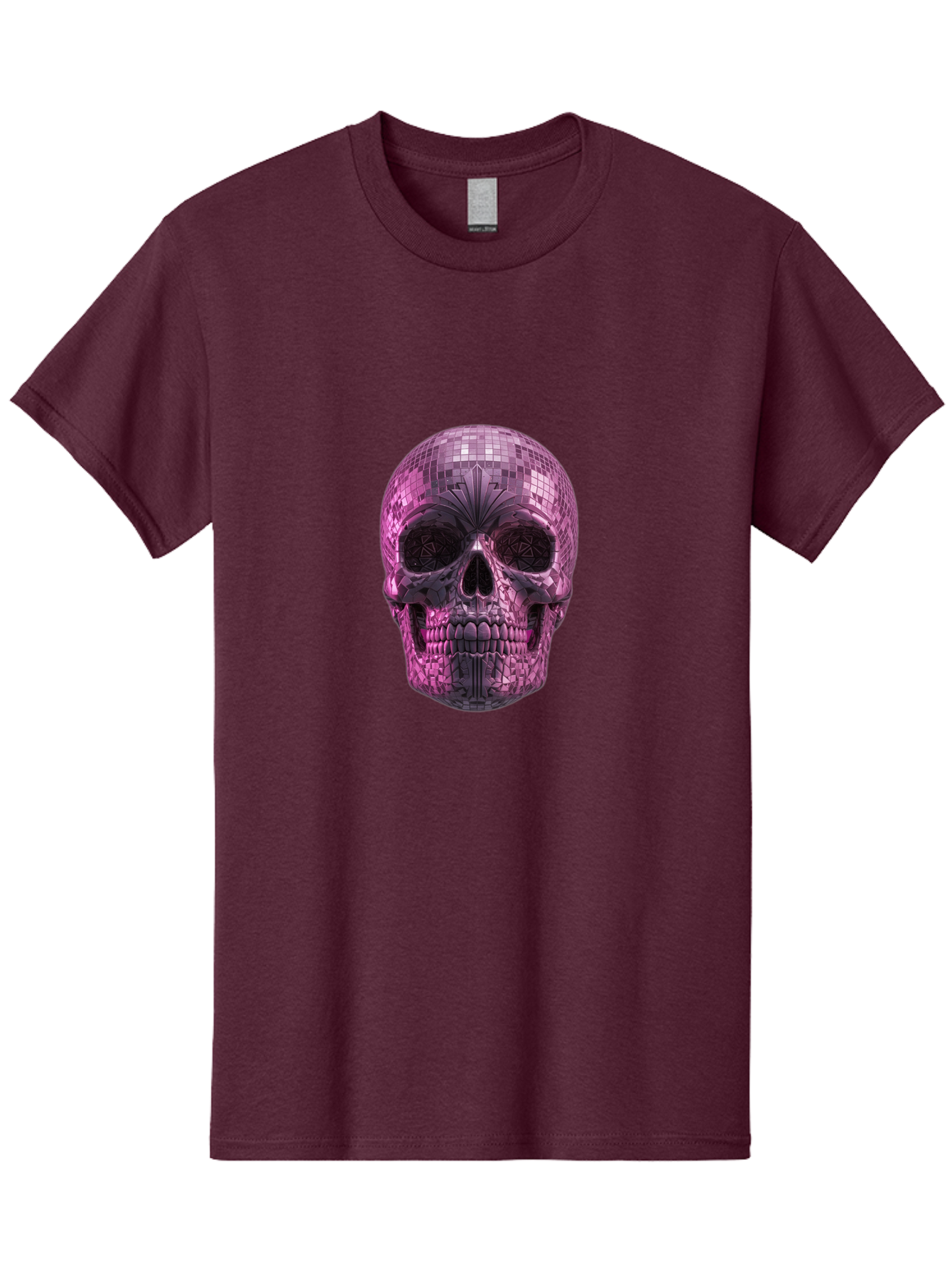 Disco-Skull-4 Men'S Graphic Tee, 100% Cotton, Comfortable Casual Summer Wear, Machine Washable, Vintage Camera, Old Camera, Antique Camera, Black Camera, Classic Photography, Photography Equipment, Nostalgic Device, Film Camera, Camera Art Bak429