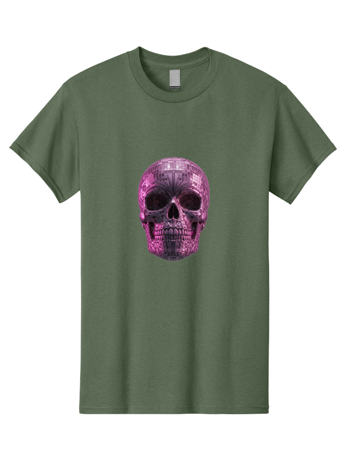 Disco-Skull-4 Men'S Graphic Tee, 100% Cotton, Comfortable Casual Summer Wear, Machine Washable, Vintage Camera, Old Camera, Antique Camera, Black Camera, Classic Photography, Photography Equipment, Nostalgic Device, Film Camera, Camera Art Bak429