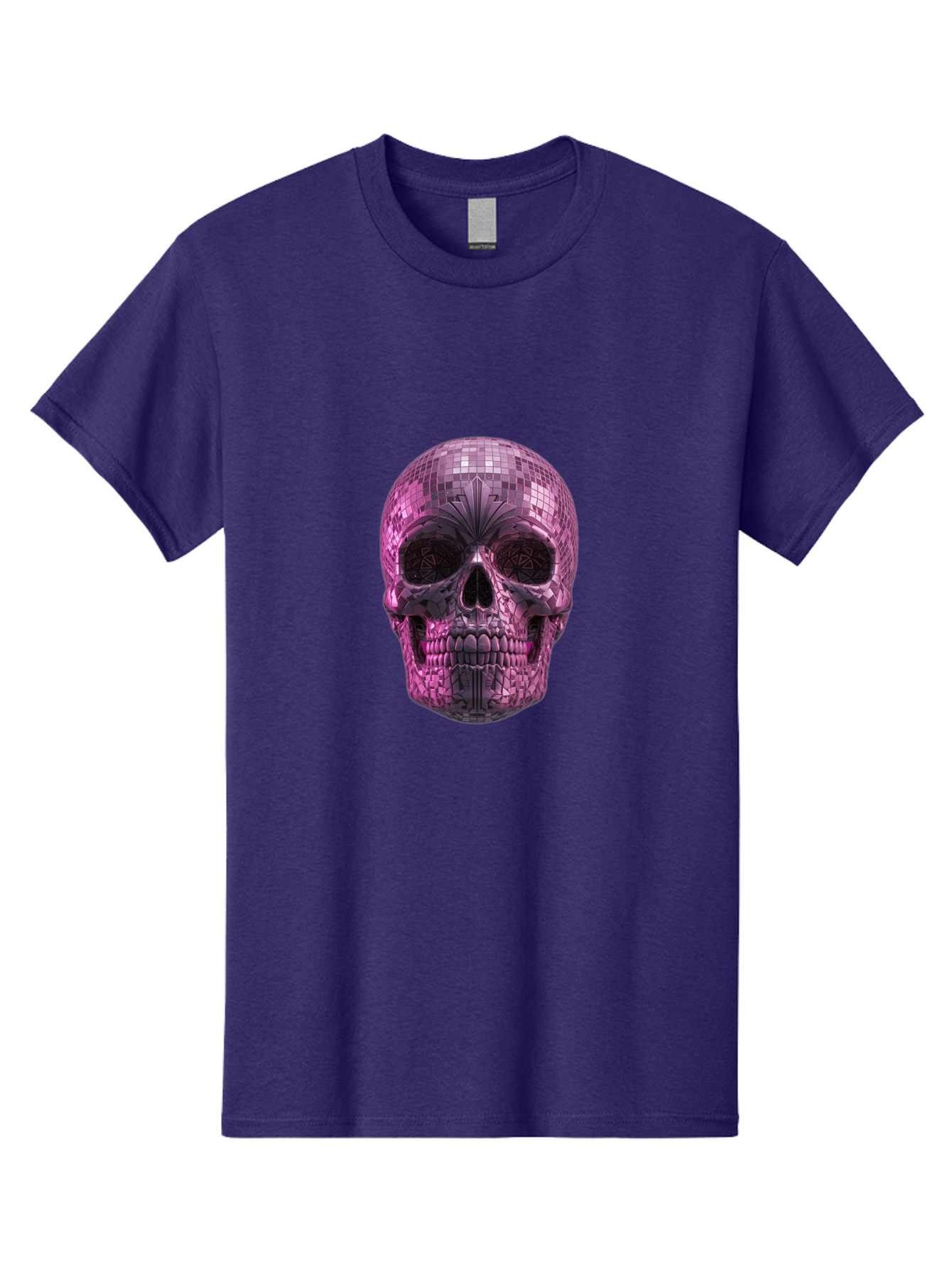 Disco-Skull-4 Men'S Graphic Tee, 100% Cotton, Comfortable Casual Summer Wear, Machine Washable, Vintage Camera, Old Camera, Antique Camera, Black Camera, Classic Photography, Photography Equipment, Nostalgic Device, Film Camera, Camera Art Bak429