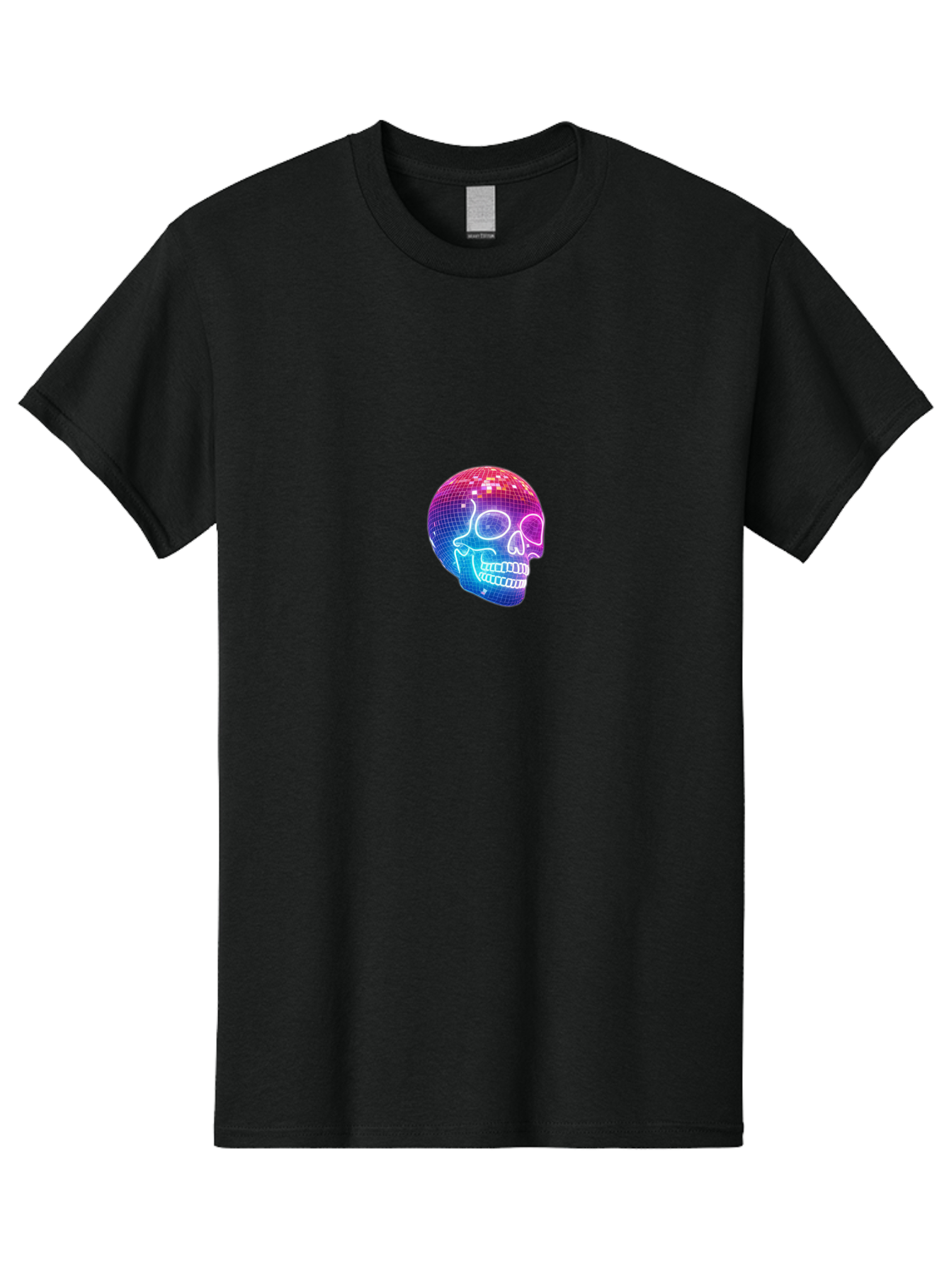 Disco-Skull Men'S Graphic Tee, 100% Cotton, Comfortable Casual Summer Wear, Machine Washable, Vintage Camera, Old Camera, Antique Camera, Black Camera, Classic Photography, Photography Equipment, Nostalgic Device, Film Camera, Camera Art Bak430