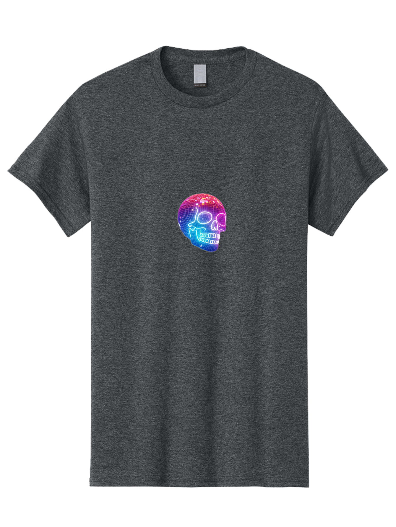 Disco-Skull Men'S Graphic Tee, 100% Cotton, Comfortable Casual Summer Wear, Machine Washable, Vintage Camera, Old Camera, Antique Camera, Black Camera, Classic Photography, Photography Equipment, Nostalgic Device, Film Camera, Camera Art Bak430