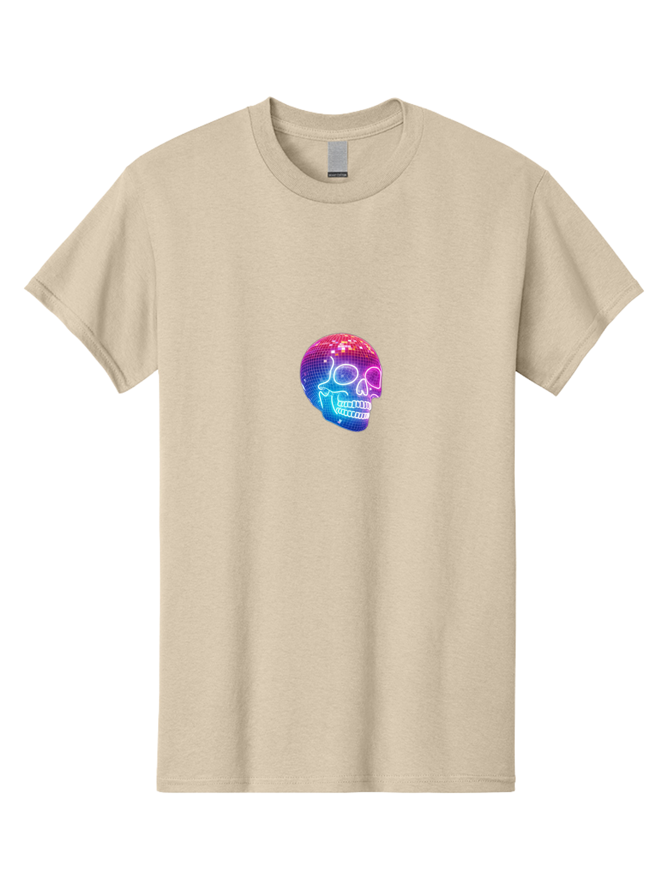 Disco-Skull Men'S Graphic Tee, 100% Cotton, Comfortable Casual Summer Wear, Machine Washable, Vintage Camera, Old Camera, Antique Camera, Black Camera, Classic Photography, Photography Equipment, Nostalgic Device, Film Camera, Camera Art Bak430