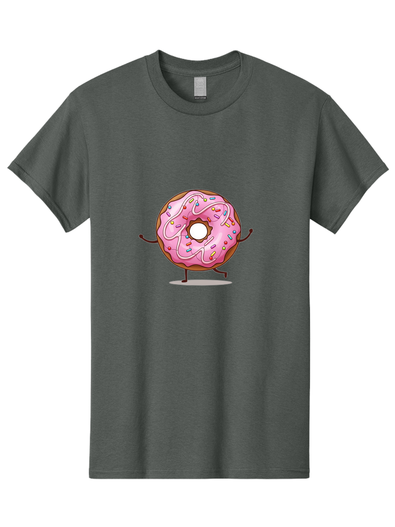 Donut-Character-1 Men'S Graphic Tee, 100% Cotton, Comfortable Casual Summer Wear, Machine Washable, Vintage Camera, Old Camera, Antique Camera, Black Camera, Classic Photography, Photography Equipment, Nostalgic Device, Film Camera, Camera Art Bak437