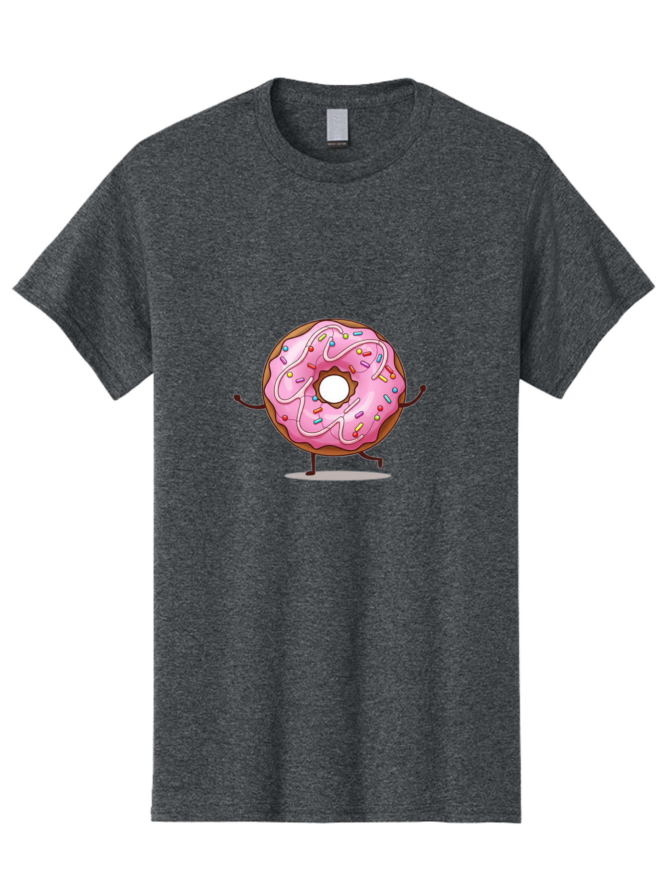 Donut-Character-1 Men'S Graphic Tee, 100% Cotton, Comfortable Casual Summer Wear, Machine Washable, Vintage Camera, Old Camera, Antique Camera, Black Camera, Classic Photography, Photography Equipment, Nostalgic Device, Film Camera, Camera Art Bak437