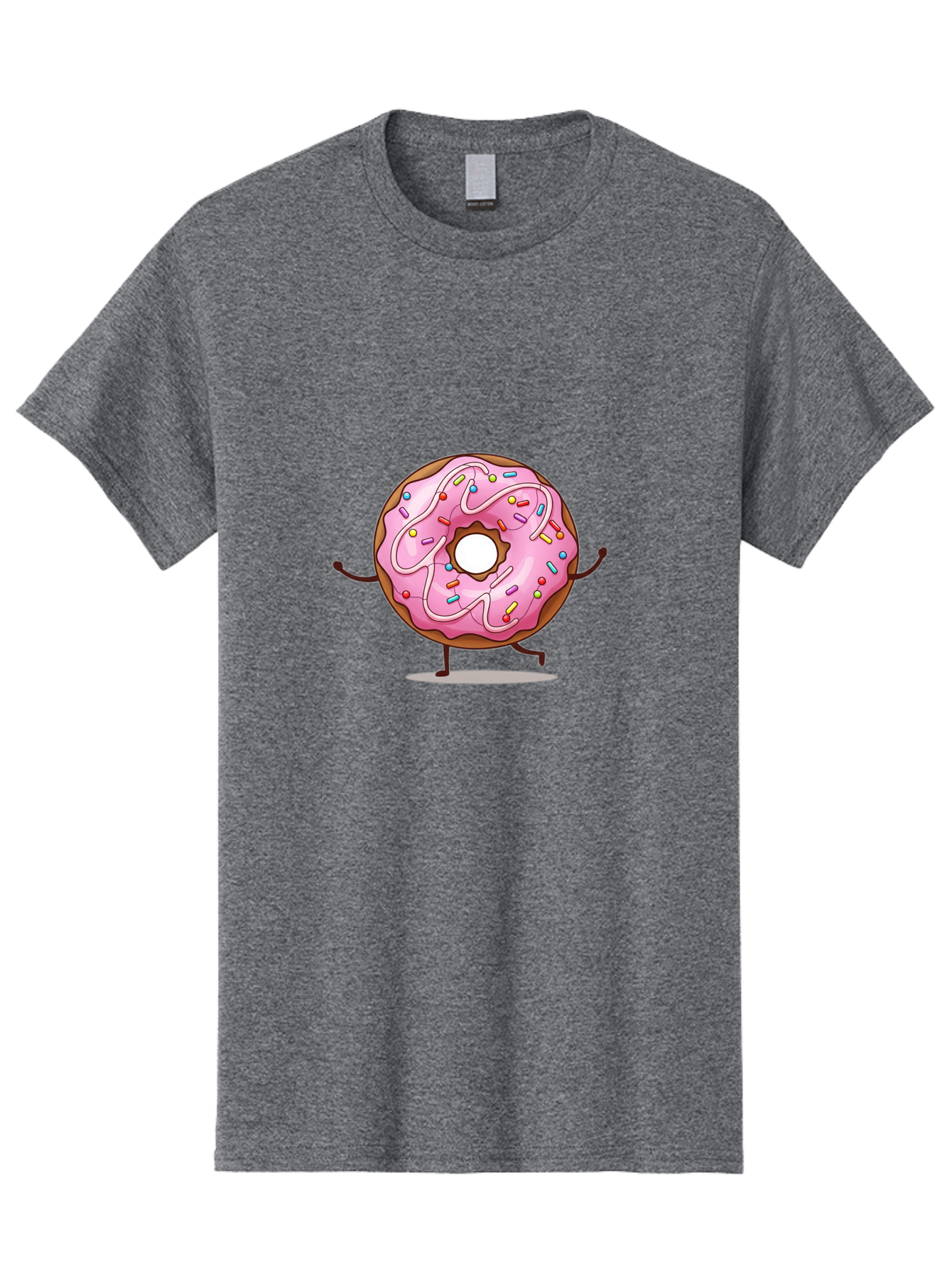 Donut-Character-1 Men'S Graphic Tee, 100% Cotton, Comfortable Casual Summer Wear, Machine Washable, Vintage Camera, Old Camera, Antique Camera, Black Camera, Classic Photography, Photography Equipment, Nostalgic Device, Film Camera, Camera Art Bak437