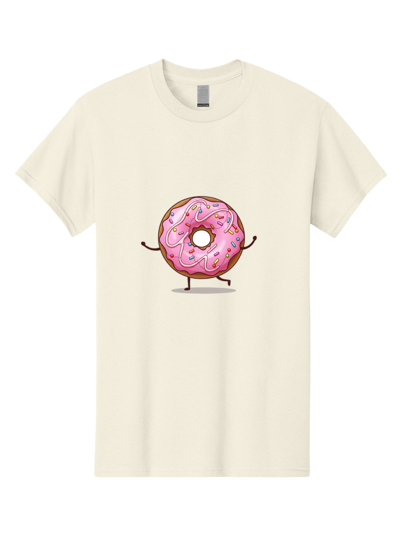 Donut-Character-1 Men'S Graphic Tee, 100% Cotton, Comfortable Casual Summer Wear, Machine Washable, Vintage Camera, Old Camera, Antique Camera, Black Camera, Classic Photography, Photography Equipment, Nostalgic Device, Film Camera, Camera Art Bak437