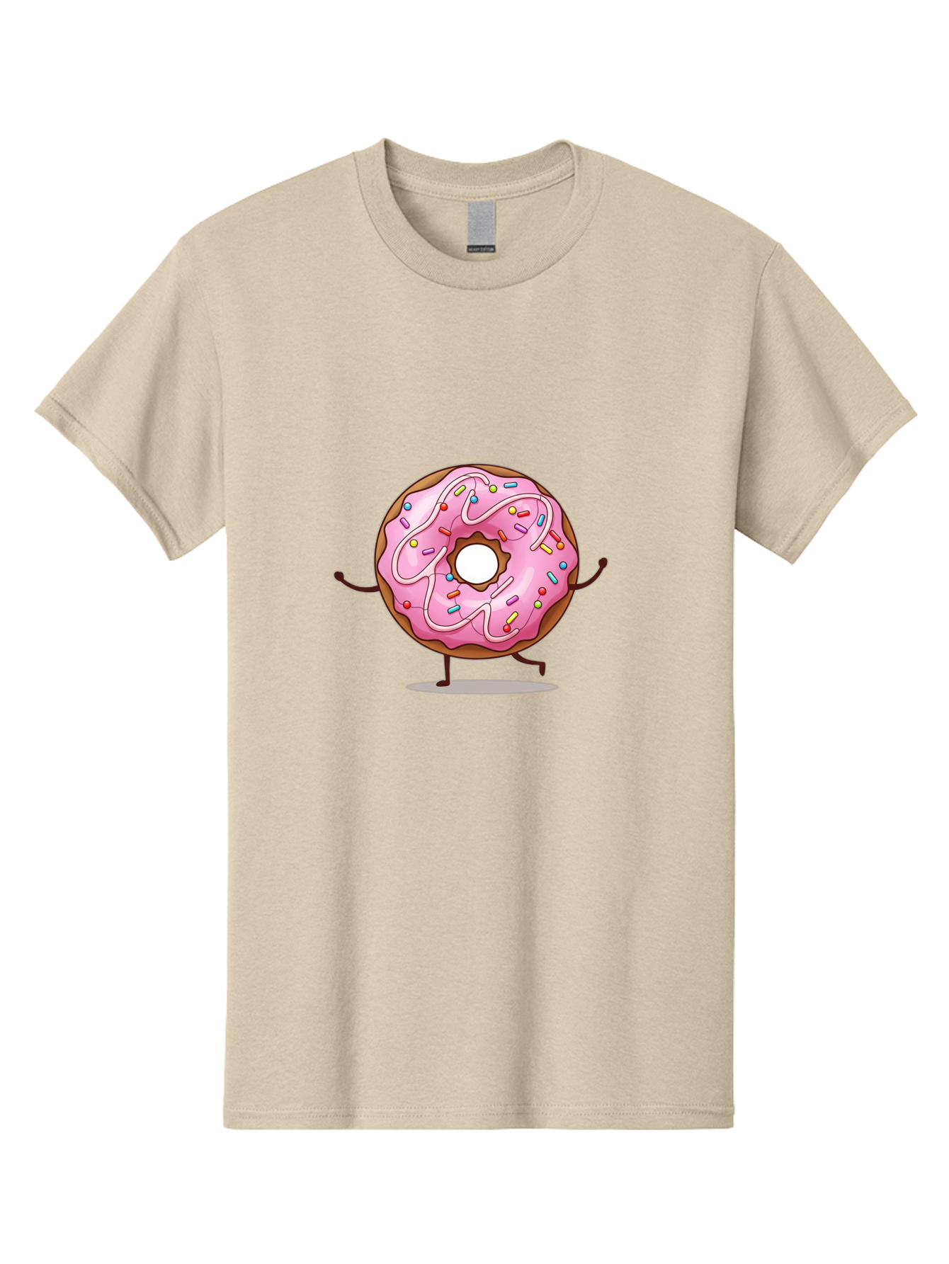 Donut-Character-1 Men'S Graphic Tee, 100% Cotton, Comfortable Casual Summer Wear, Machine Washable, Vintage Camera, Old Camera, Antique Camera, Black Camera, Classic Photography, Photography Equipment, Nostalgic Device, Film Camera, Camera Art Bak437