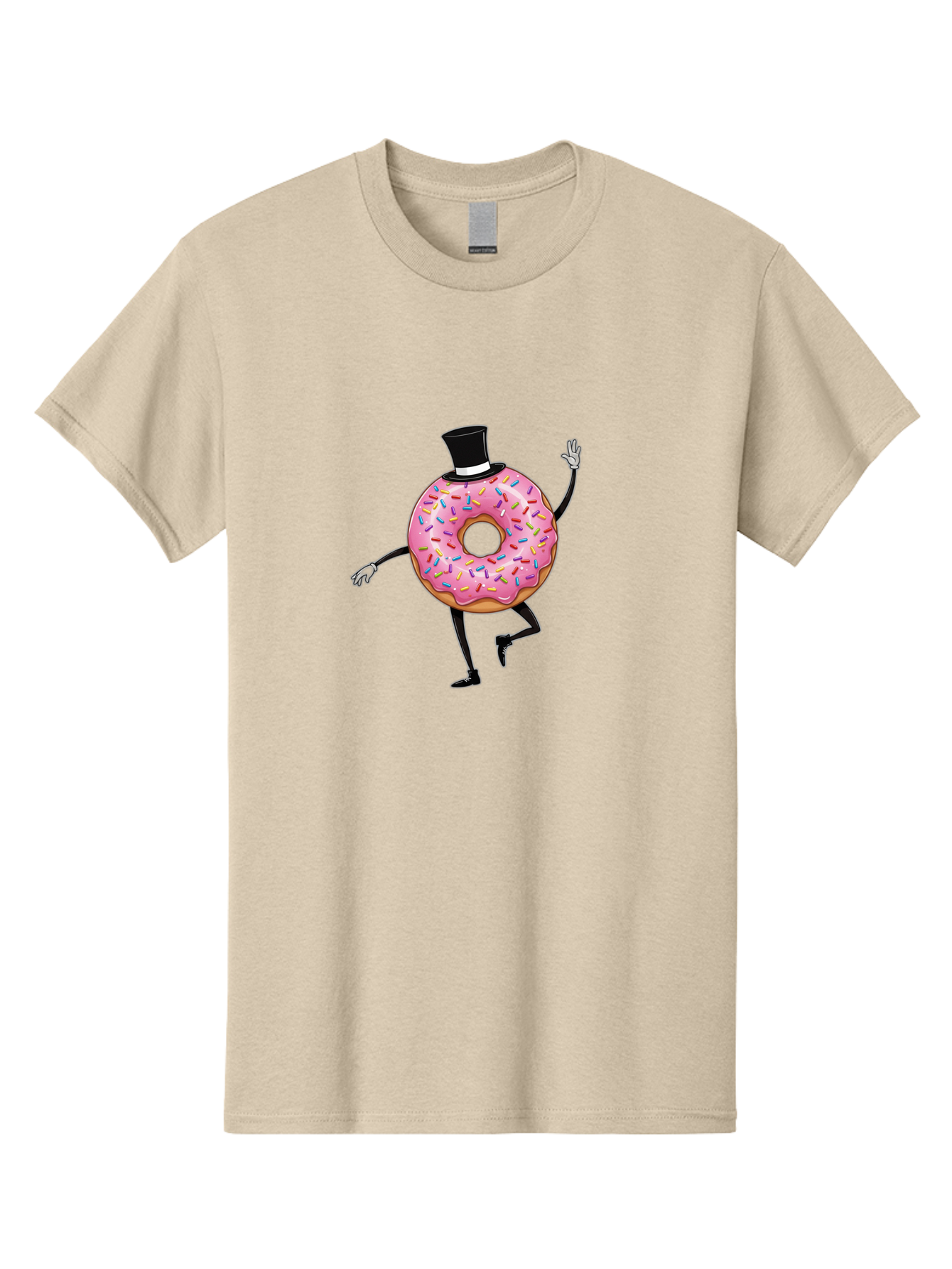 Donut-In-Top-Hat Men'S Graphic Tee, 100% Cotton, Comfortable Casual Summer Wear, Machine Washable, Vintage Camera, Old Camera, Antique Camera, Black Camera, Classic Photography, Photography Equipment, Nostalgic Device, Film Camera, Camera Art Bak441