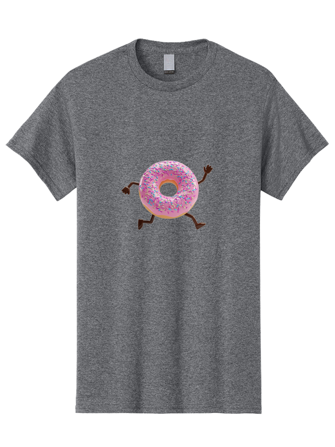 Donut-With-Arms-And-Legs Men'S Graphic Tee, 100% Cotton, Comfortable Casual Summer Wear, Machine Washable, Vintage Camera, Old Camera, Antique Camera, Black Camera, Classic Photography, Photography Equipment, Nostalgic Device, Film Camera, Bak442