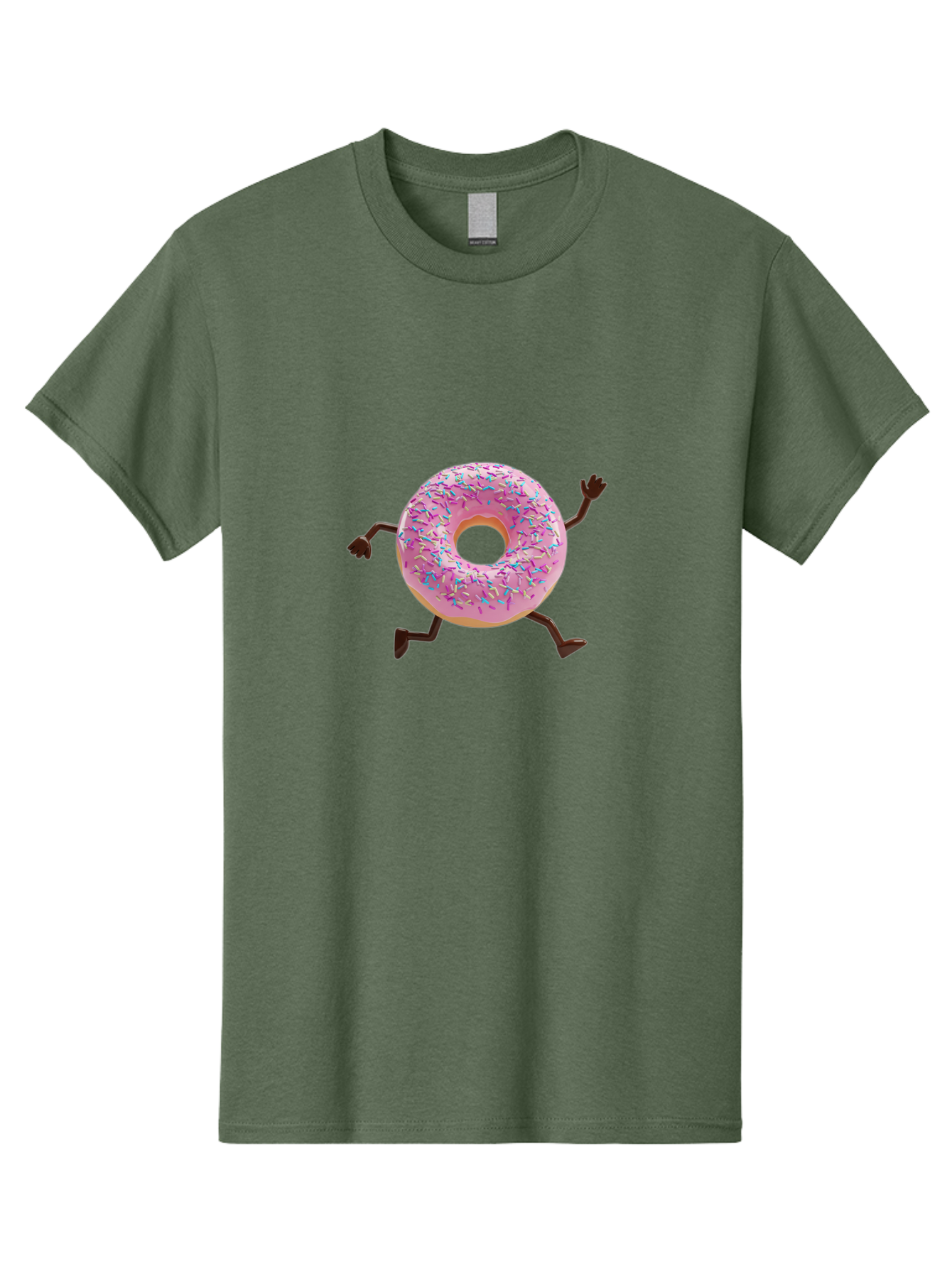 Donut-With-Arms-And-Legs Men'S Graphic Tee, 100% Cotton, Comfortable Casual Summer Wear, Machine Washable, Vintage Camera, Old Camera, Antique Camera, Black Camera, Classic Photography, Photography Equipment, Nostalgic Device, Film Camera, Bak442