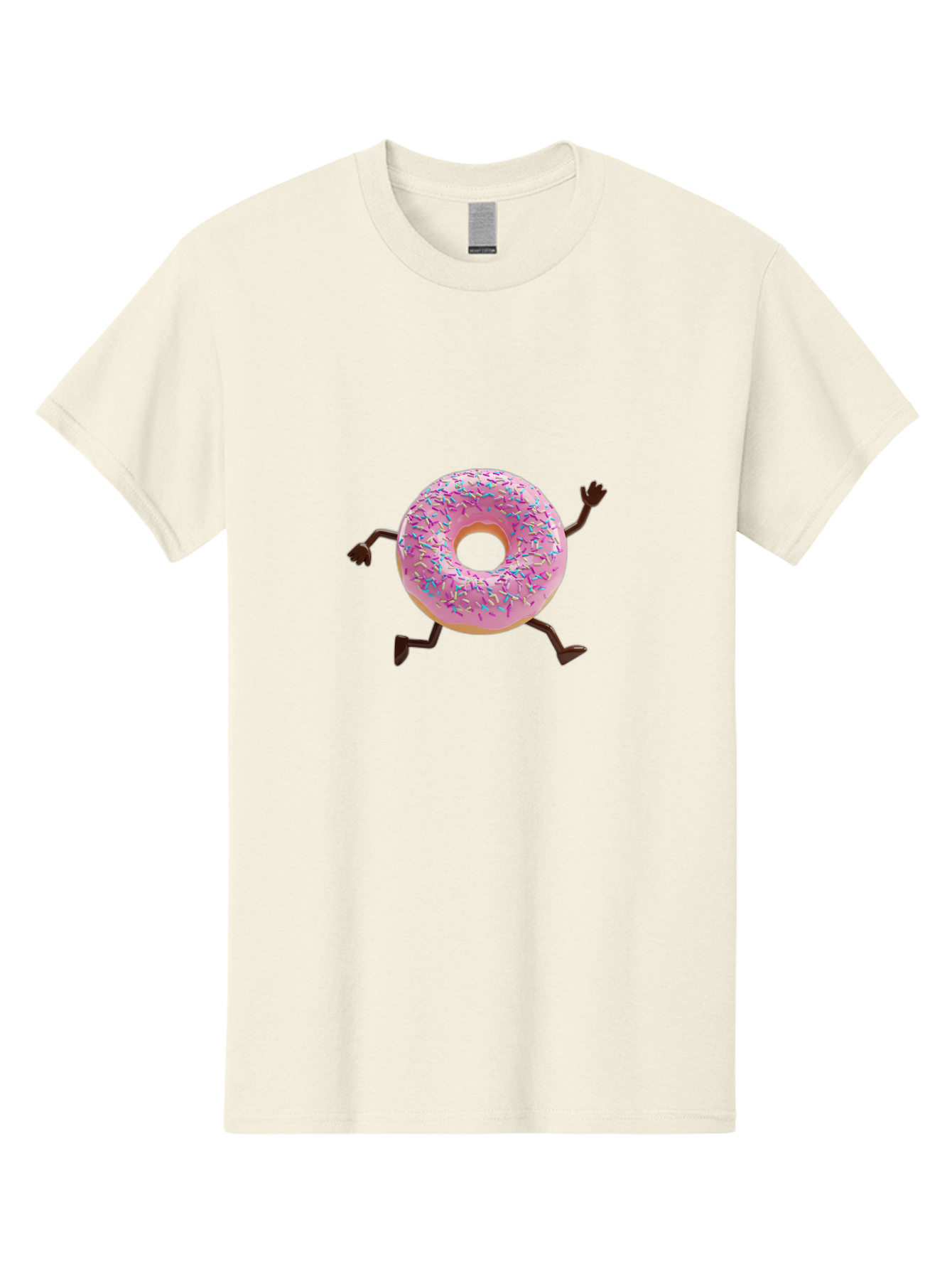 Donut-With-Arms-And-Legs Men'S Graphic Tee, 100% Cotton, Comfortable Casual Summer Wear, Machine Washable, Vintage Camera, Old Camera, Antique Camera, Black Camera, Classic Photography, Photography Equipment, Nostalgic Device, Film Camera, Bak442