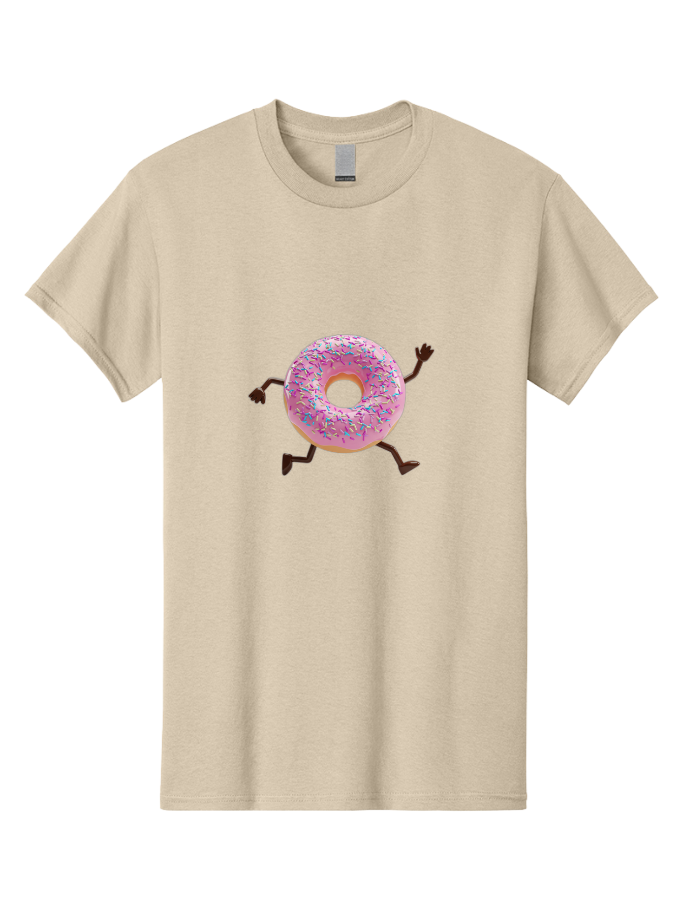 Donut-With-Arms-And-Legs Men'S Graphic Tee, 100% Cotton, Comfortable Casual Summer Wear, Machine Washable, Vintage Camera, Old Camera, Antique Camera, Black Camera, Classic Photography, Photography Equipment, Nostalgic Device, Film Camera, Bak442