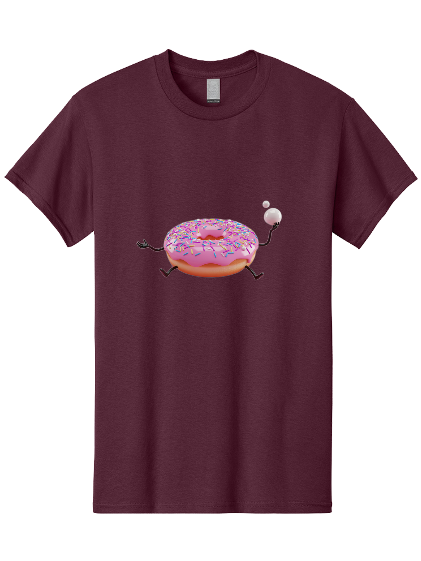 Donut-With-Arms Men'S Graphic Tee, 100% Cotton, Comfortable Casual Summer Wear, Machine Washable, Vintage Camera, Old Camera, Antique Camera, Black Camera, Classic Photography, Photography Equipment, Nostalgic Device, Film Camera, Camera Art Bak443