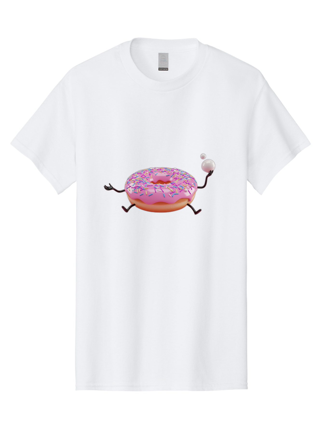 Donut-With-Arms Men'S Graphic Tee, 100% Cotton, Comfortable Casual Summer Wear, Machine Washable, Vintage Camera, Old Camera, Antique Camera, Black Camera, Classic Photography, Photography Equipment, Nostalgic Device, Film Camera, Camera Art Bak443