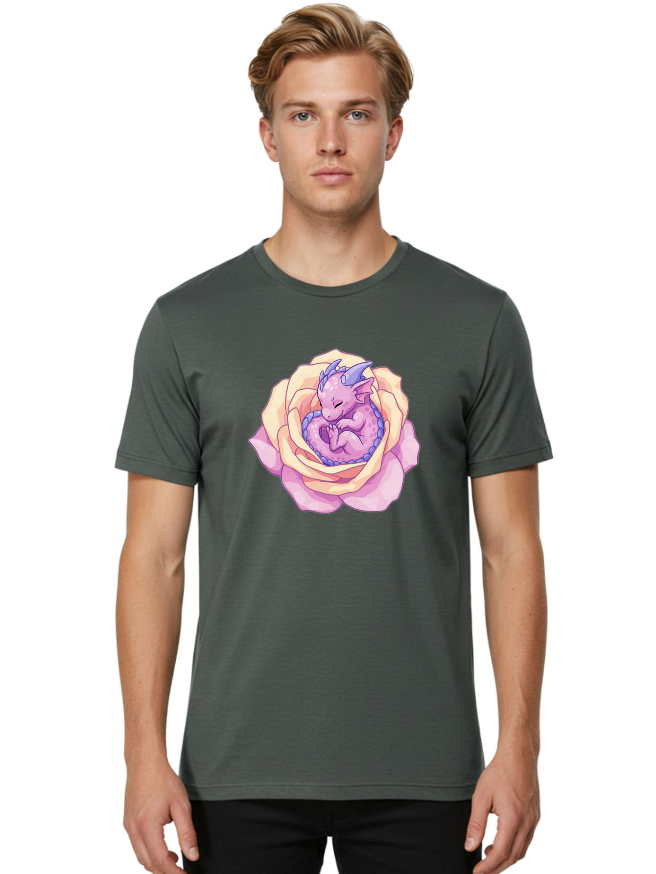 Dragon-In-A-Flower Men'S Graphic Tee, 100% Cotton, Comfortable Casual Summer Wear, Machine Washable, Vintage Camera, Old Camera, Antique Camera, Black Camera, Classic Photography, Photography Equipment, Nostalgic Device, Film Camera, Bak449