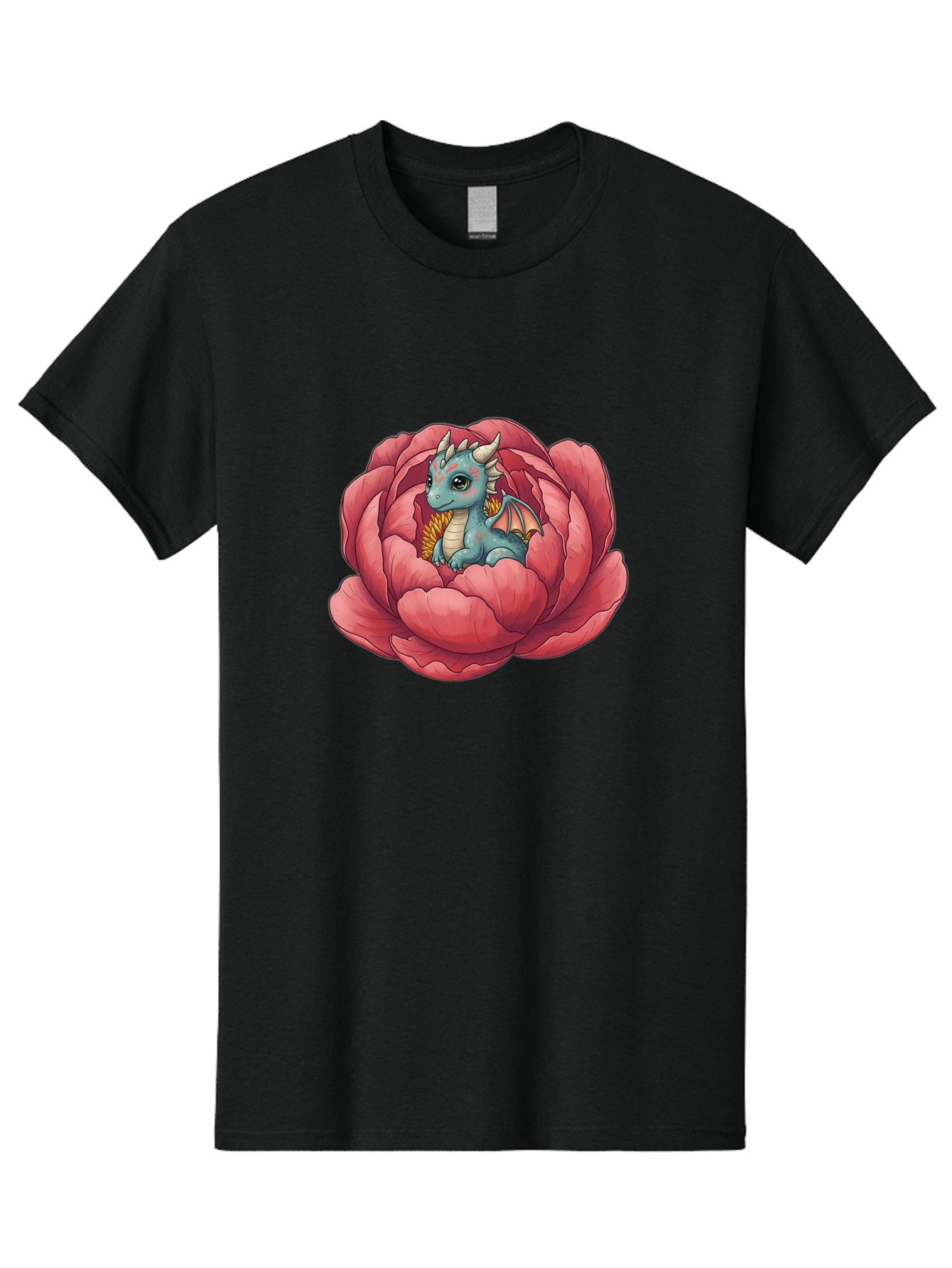 Dragon-In-Flower-2 Men'S Graphic Tee, 100% Cotton, Comfortable Casual Summer Wear, Machine Washable, Vintage Camera, Old Camera, Antique Camera, Black Camera, Classic Photography, Photography Equipment, Nostalgic Device, Film Camera, Bak454