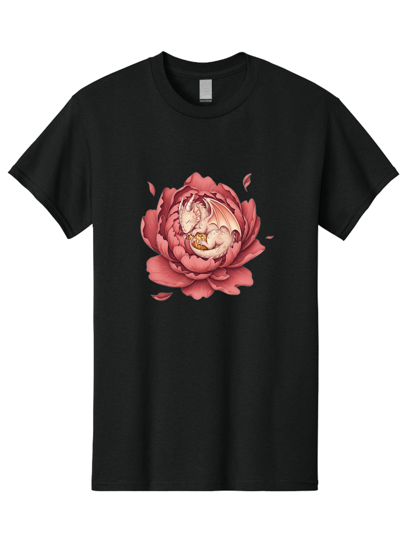 Dragon-In-Peony-Flower Men'S Graphic Tee, 100% Cotton, Comfortable Casual Summer Wear, Machine Washable, Vintage Camera, Old Camera, Antique Camera, Black Camera, Classic Photography, Photography Equipment, Nostalgic Device, Film Camera, Bak462