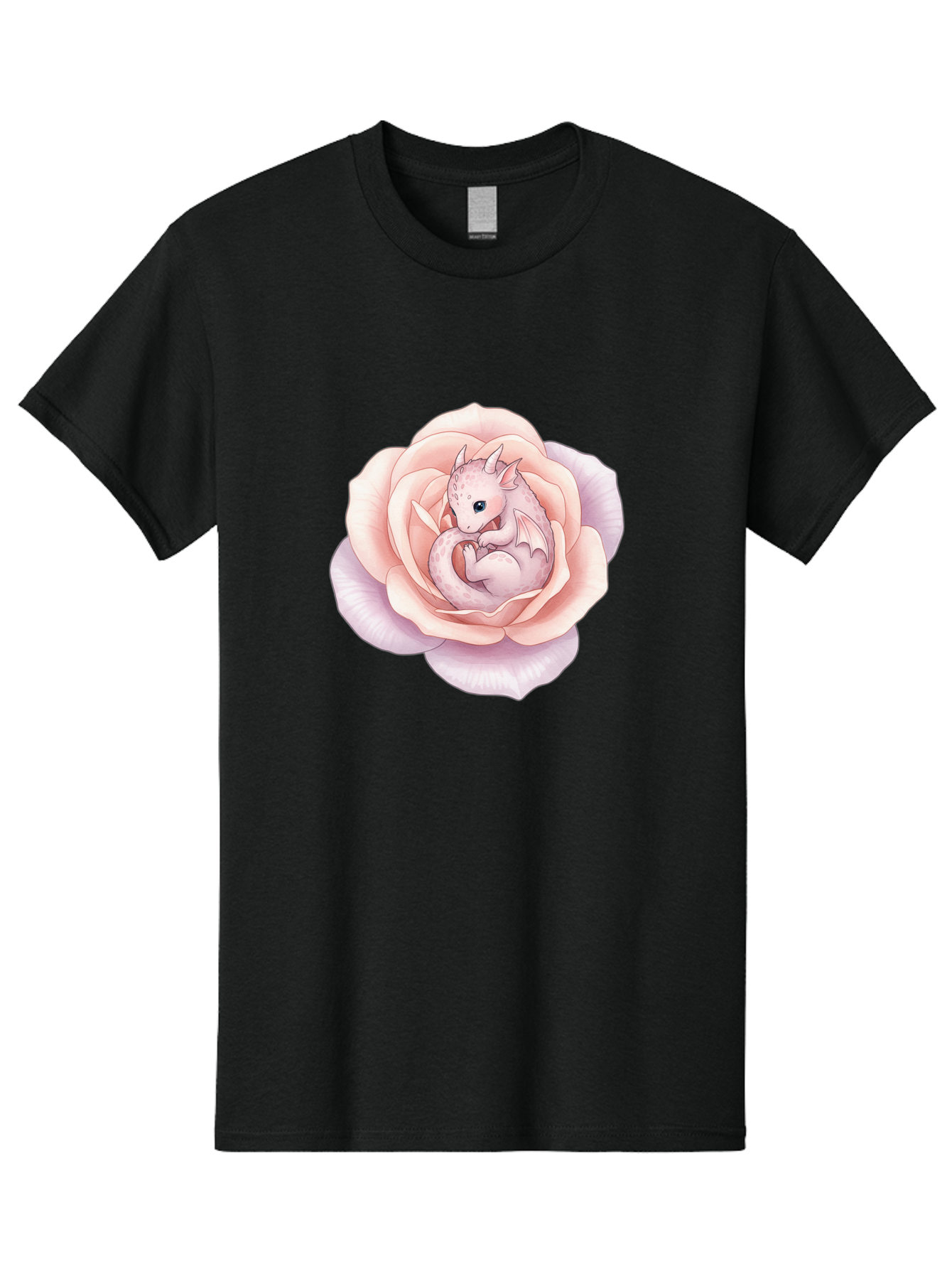 Dragon-In-Rose-3 Men'S Graphic Tee, 100% Cotton, Comfortable Casual Summer Wear, Machine Washable, Vintage Camera, Old Camera, Antique Camera, Black Camera, Classic Photography, Photography Equipment, Nostalgic Device, Film Camera, Camera Art Bak466