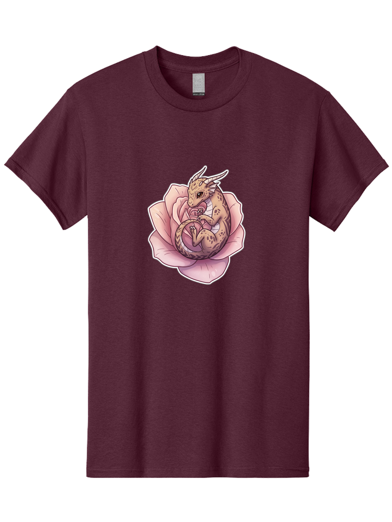 Dragon-In-Rose-6 Men'S Graphic Tee, 100% Cotton, Comfortable Casual Summer Wear, Machine Washable, Vintage Camera, Old Camera, Antique Camera, Black Camera, Classic Photography, Photography Equipment, Nostalgic Device, Film Camera, Camera Art Bak469