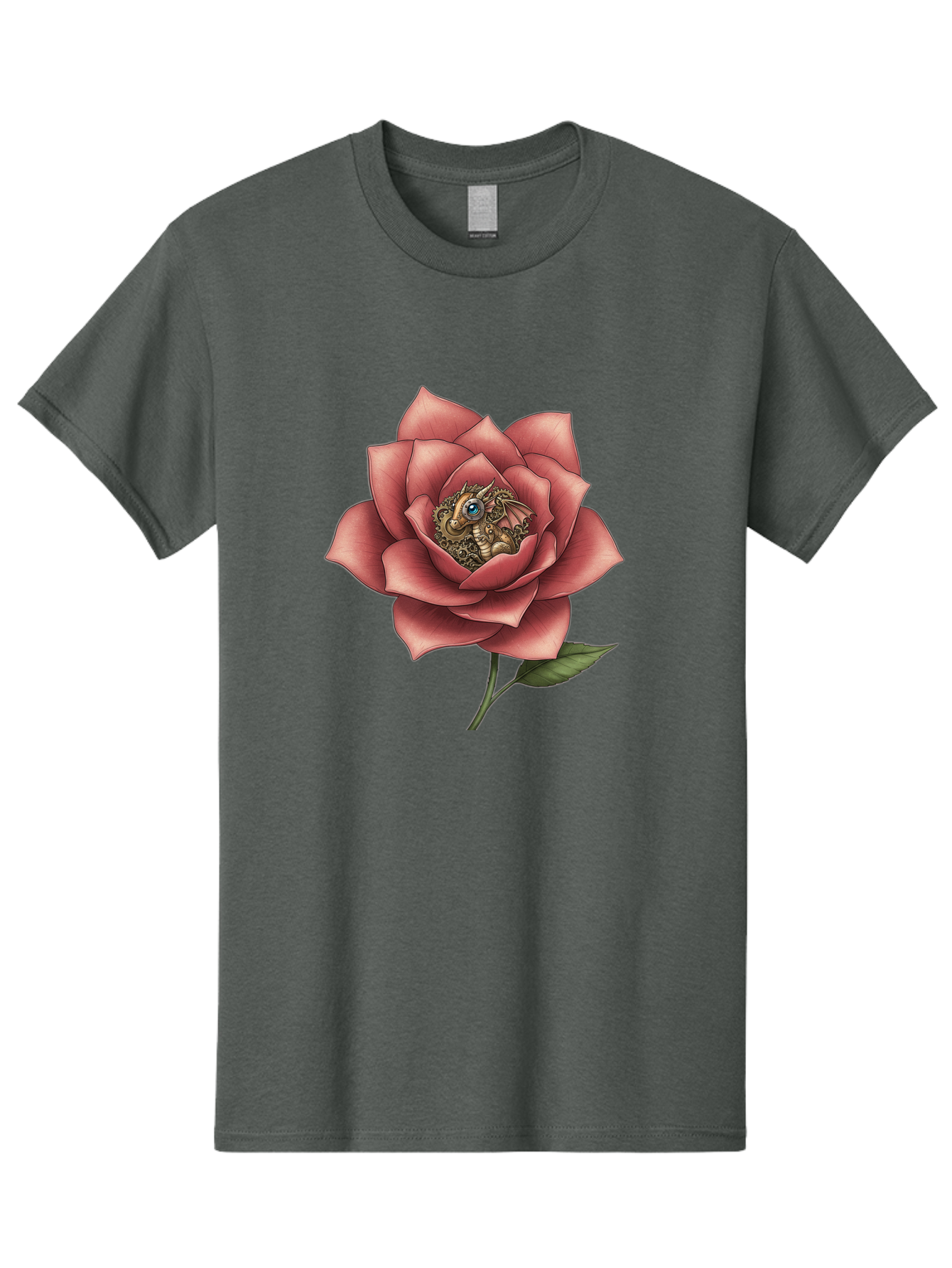 Dragon-In-Rose Men'S Graphic Tee, 100% Cotton, Comfortable Casual Summer Wear, Machine Washable, Vintage Camera, Old Camera, Antique Camera, Black Camera, Classic Photography, Photography Equipment, Nostalgic Device, Film Camera, Camera Art Bak472