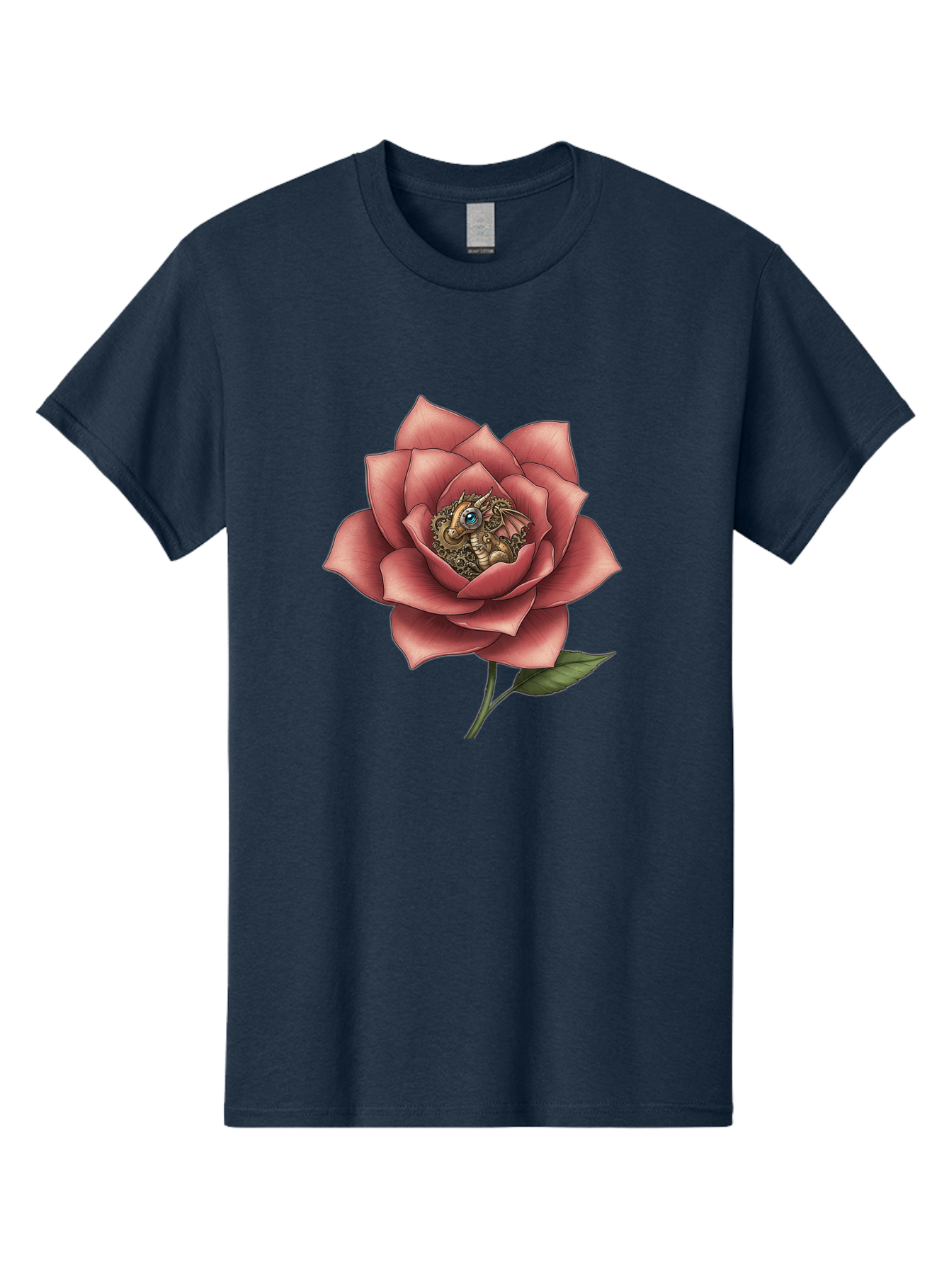 Dragon-In-Rose Men'S Graphic Tee, 100% Cotton, Comfortable Casual Summer Wear, Machine Washable, Vintage Camera, Old Camera, Antique Camera, Black Camera, Classic Photography, Photography Equipment, Nostalgic Device, Film Camera, Camera Art Bak472
