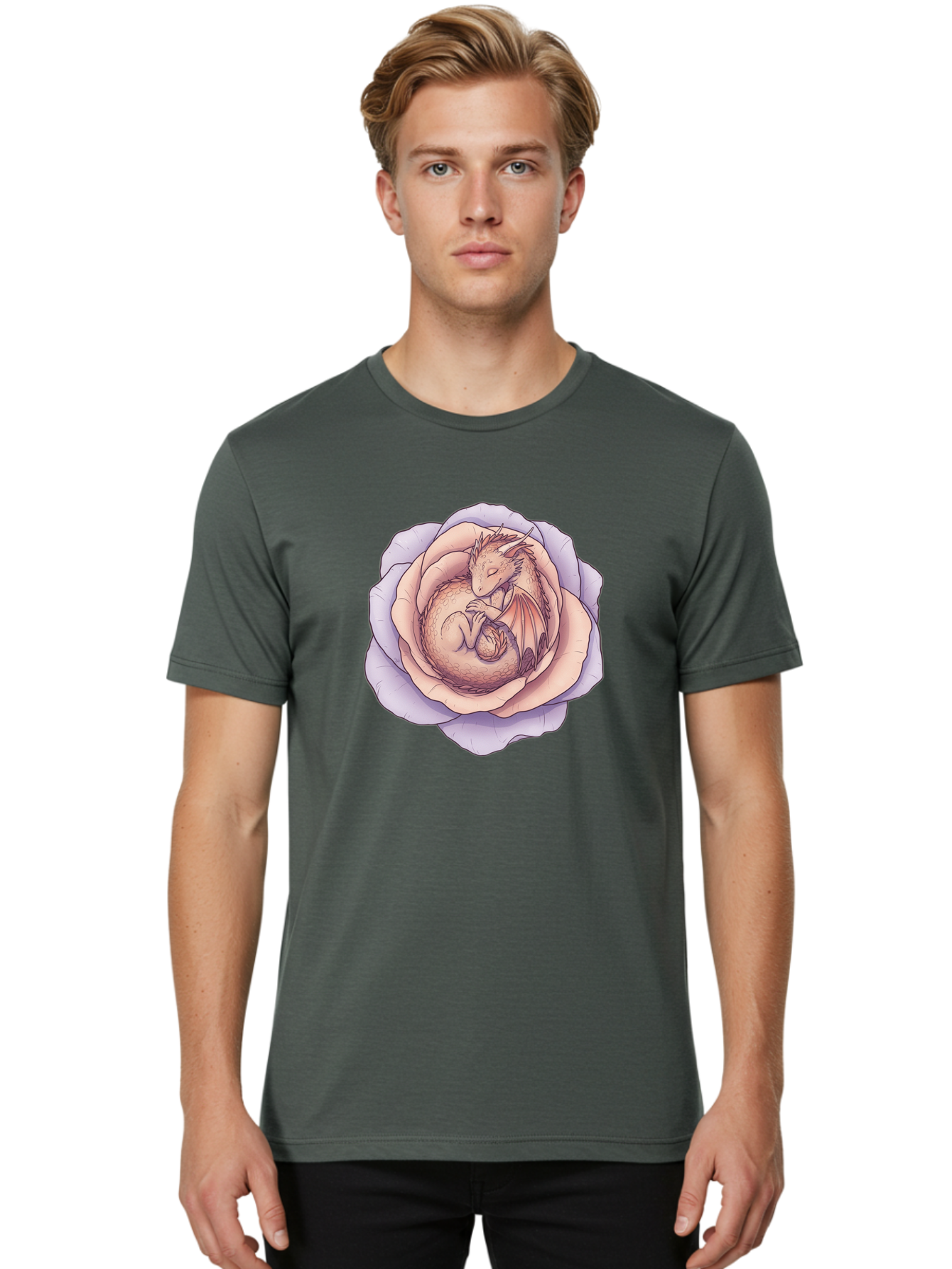 Dragon-Inside-A-Flower Men'S Graphic Tee, 100% Cotton, Comfortable Casual Summer Wear, Machine Washable, Vintage Camera, Old Camera, Antique Camera, Black Camera, Classic Photography, Photography Equipment, Nostalgic Device, Film Camera, Bak477