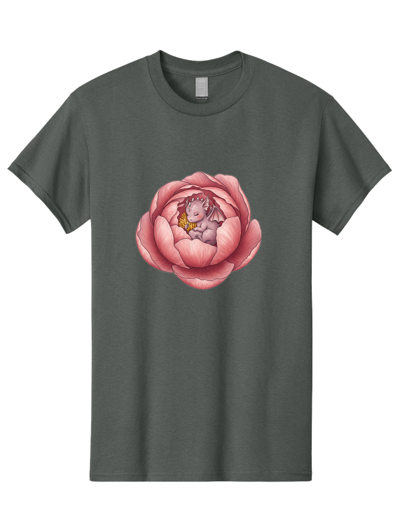 Dragon-Sleeping-In-Pink-Lotus Men'S Graphic Tee, 100% Cotton, Comfortable Casual Summer Wear, Machine Washable, Vintage Camera, Old Camera, Antique Camera, Black Camera, Classic Photography, Photography Equipment, Nostalgic Device, Bak489