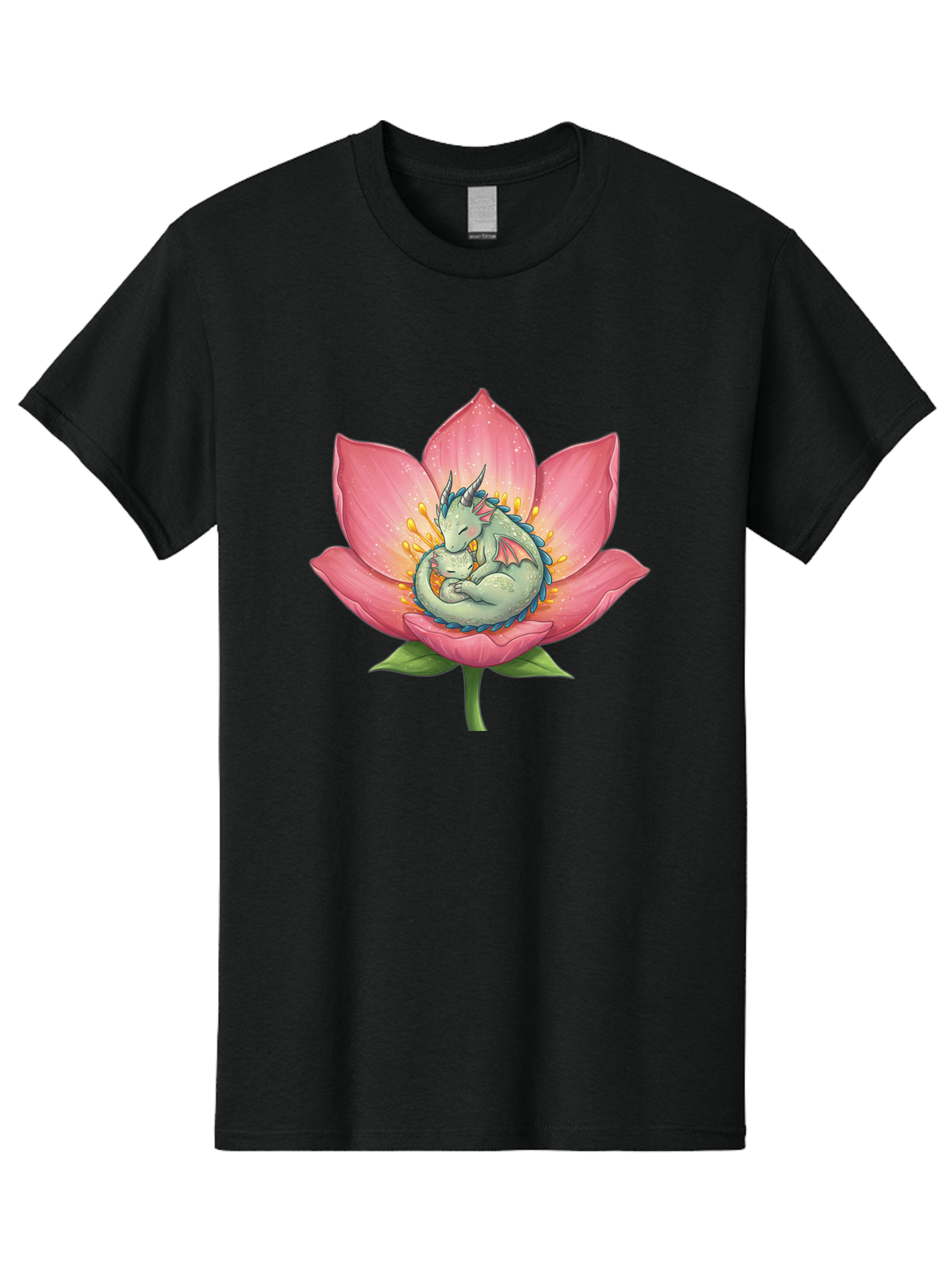Dragon-Sleeping-On-Pink-Lotus-Flower Men'S Graphic Tee, 100% Cotton, Comfortable Casual Summer Wear, Machine Washable, Vintage Camera, Old Camera, Antique Camera, Black Camera, Classic Photography, Photography Equipment, Nostalgic Device, Bak490