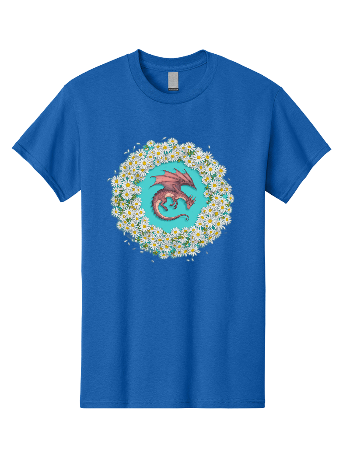 Dragon-Surrounded-By-Daisies Men'S Graphic Tee, 100% Cotton, Comfortable Casual Summer Wear, Machine Washable, Vintage Camera, Old Camera, Antique Camera, Black Camera, Classic Photography, Photography Equipment, Nostalgic Device, Film Camera, Bak492