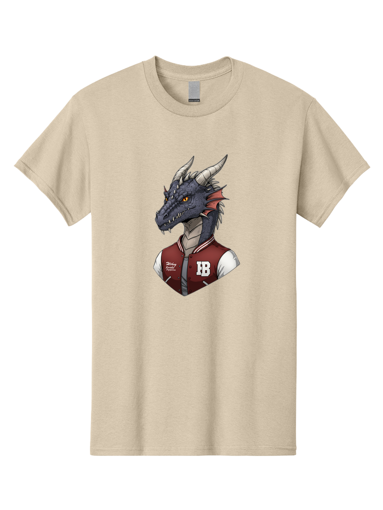 Dragon-Varsity-Jacket Men'S Graphic Tee, 100% Cotton, Comfortable Casual Summer Wear, Machine Washable, Vintage Camera, Old Camera, Antique Camera, Black Camera, Classic Photography, Photography Equipment, Nostalgic Device, Film Camera, Bak494