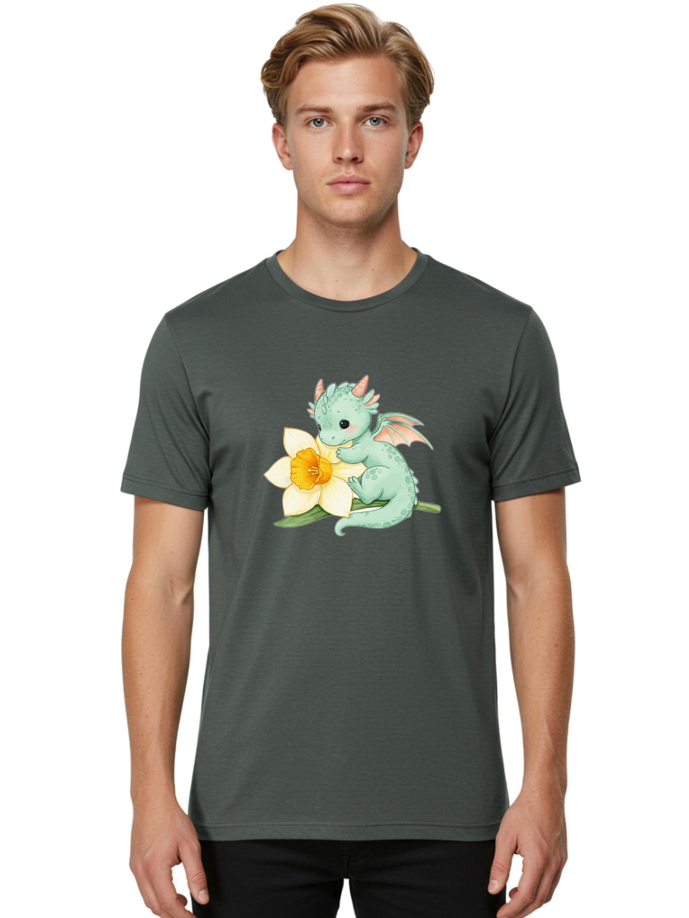 Dragon-With-Daffodil Men'S Graphic Tee, 100% Cotton, Comfortable Casual Summer Wear, Machine Washable, Vintage Camera, Old Camera, Antique Camera, Black Camera, Classic Photography, Photography Equipment, Nostalgic Device, Film Camera, Bak495