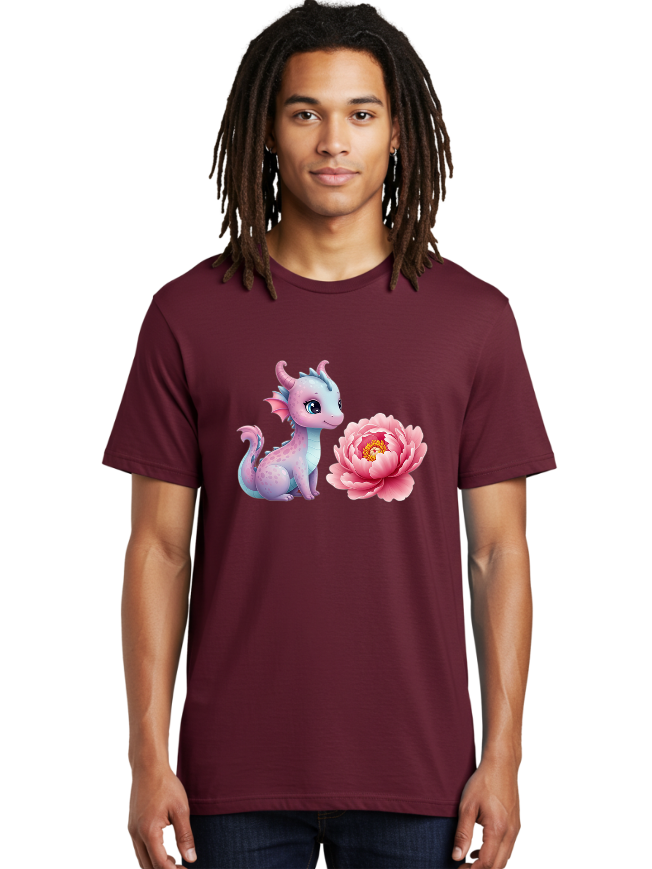 Dragon-With-Flower Men'S Graphic Tee, 100% Cotton, Comfortable Casual Summer Wear, Machine Washable, Vintage Camera, Old Camera, Antique Camera, Black Camera, Classic Photography, Photography Equipment, Nostalgic Device, Film Camera, Bak496