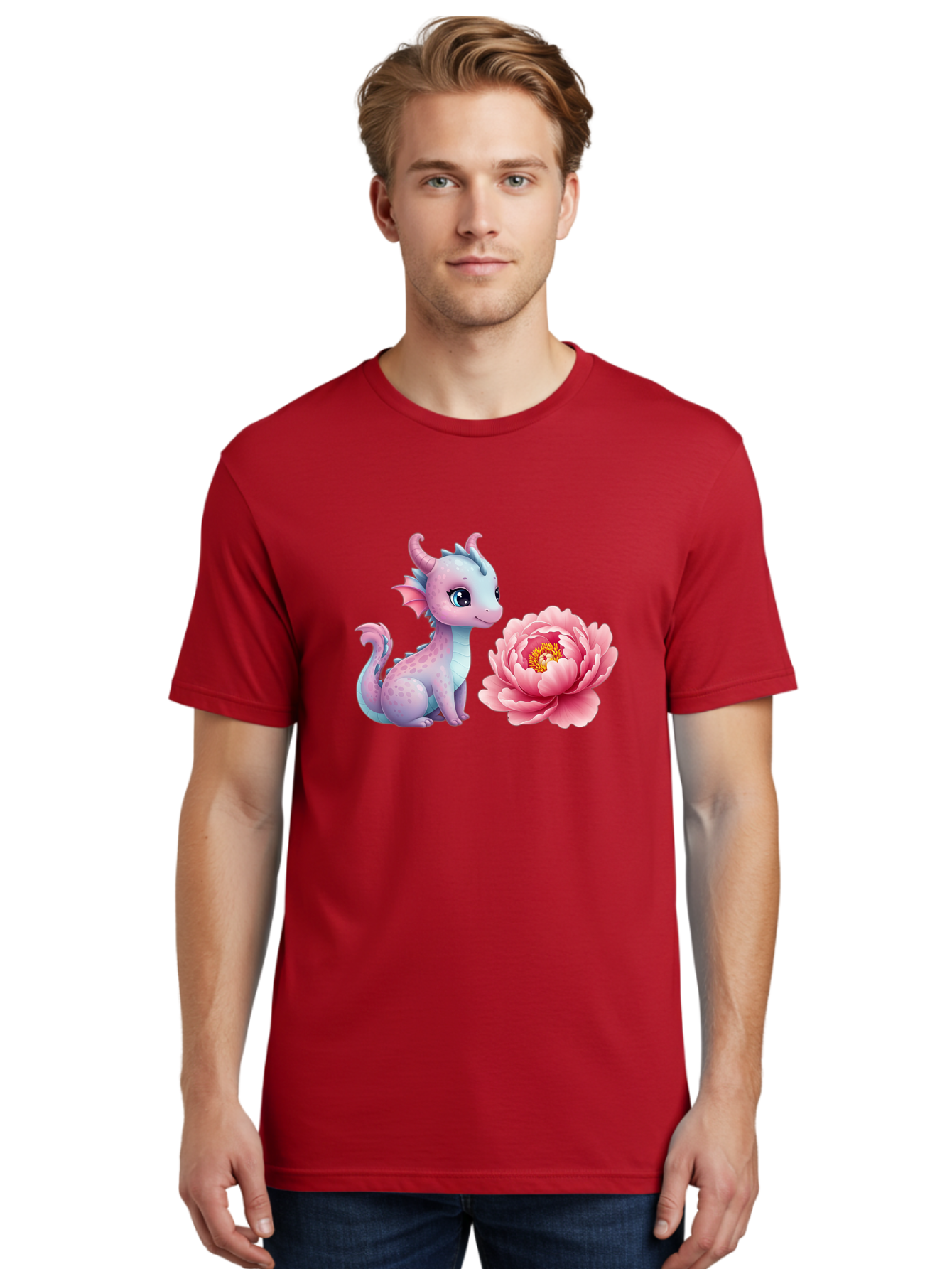 Dragon-With-Flower Men'S Graphic Tee, 100% Cotton, Comfortable Casual Summer Wear, Machine Washable, Vintage Camera, Old Camera, Antique Camera, Black Camera, Classic Photography, Photography Equipment, Nostalgic Device, Film Camera, Bak496