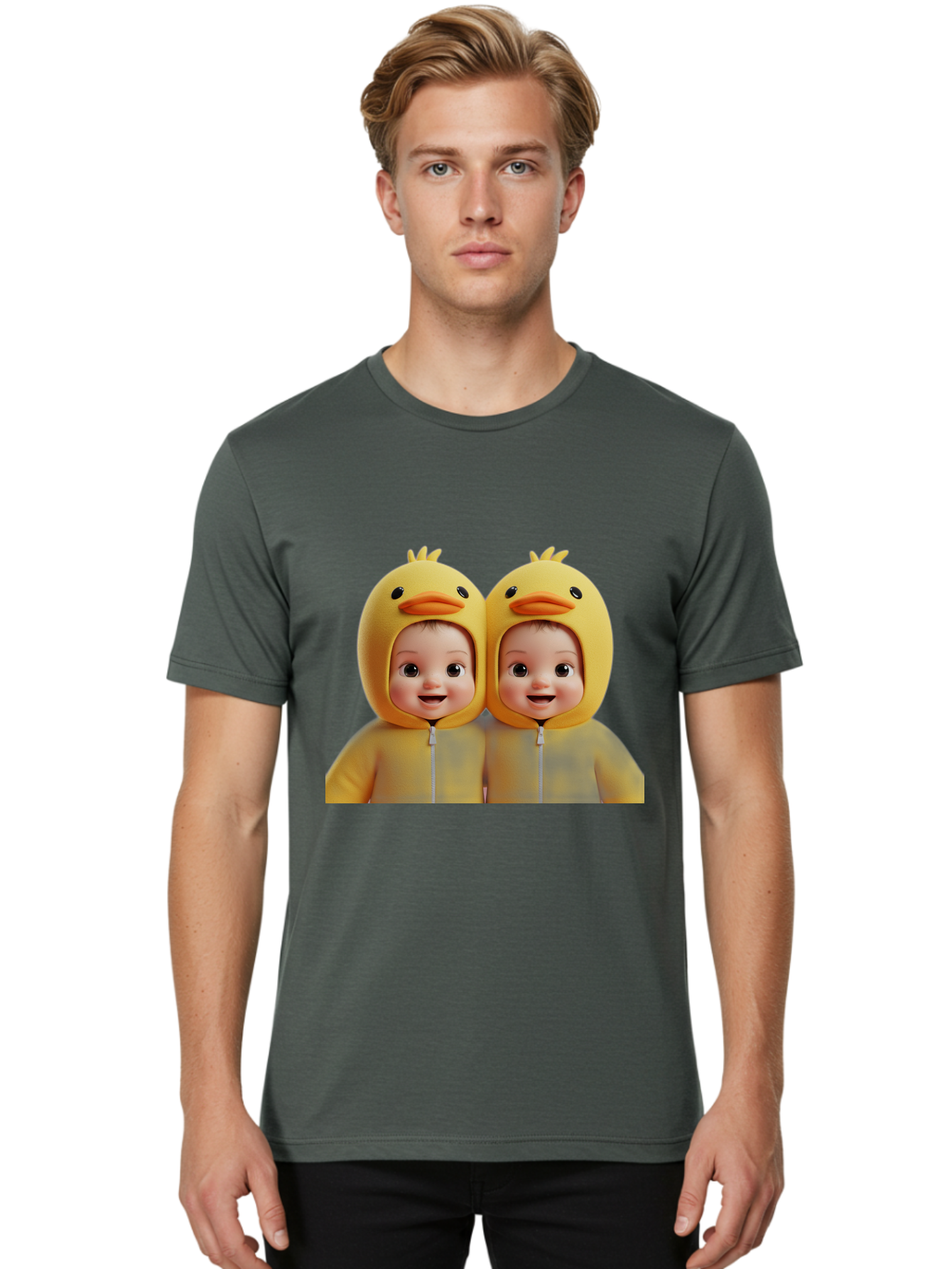 Duck-Costume-Twins Men'S Graphic Tee, 100% Cotton, Comfortable Casual Summer Wear, Machine Washable, Vintage Camera, Old Camera, Antique Camera, Black Camera, Classic Photography, Photography Equipment, Nostalgic Device, Film Camera, Bak502