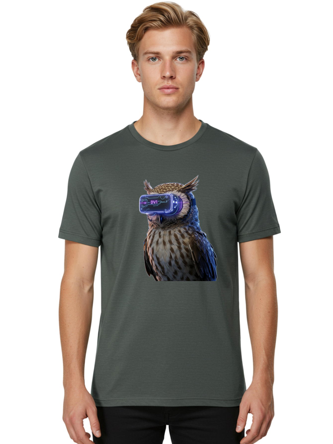 Dv1-Owl-Vr Men'S Graphic Tee, 100% Cotton, Comfortable Casual Summer Wear, Machine Washable, Vintage Camera, Old Camera, Antique Camera, Black Camera, Classic Photography, Photography Equipment, Nostalgic Device, Film Camera, Camera Art Bak505
