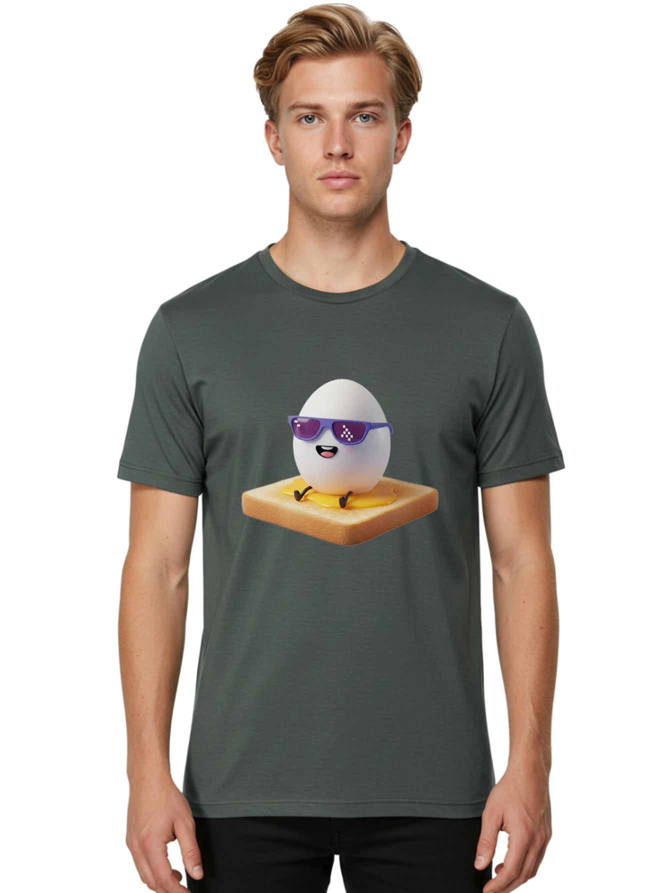 Egg-With-Sunglasses-On-Toast Men'S Graphic Tee, 100% Cotton, Comfortable Casual Summer Wear, Machine Washable, Vintage Camera, Old Camera, Antique Camera, Black Camera, Classic Photography, Photography Equipment, Nostalgic Device, Film Camera, Bak522