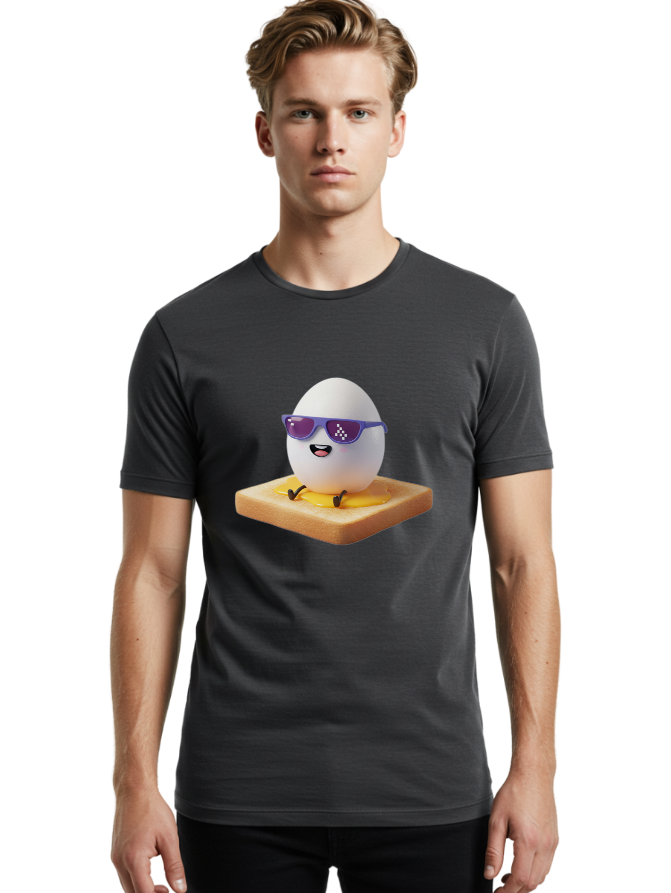 Egg-With-Sunglasses-On-Toast Men'S Graphic Tee, 100% Cotton, Comfortable Casual Summer Wear, Machine Washable, Vintage Camera, Old Camera, Antique Camera, Black Camera, Classic Photography, Photography Equipment, Nostalgic Device, Film Camera, Bak522