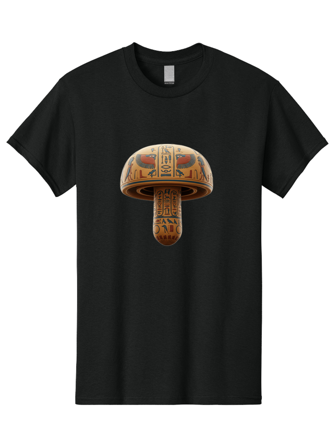 Egyptian-Mushroom Men'S Graphic Tee, 100% Cotton, Comfortable Casual Summer Wear, Machine Washable, Vintage Camera, Old Camera, Antique Camera, Black Camera, Classic Photography, Photography Equipment, Nostalgic Device, Film Camera, Camera Art Bak525