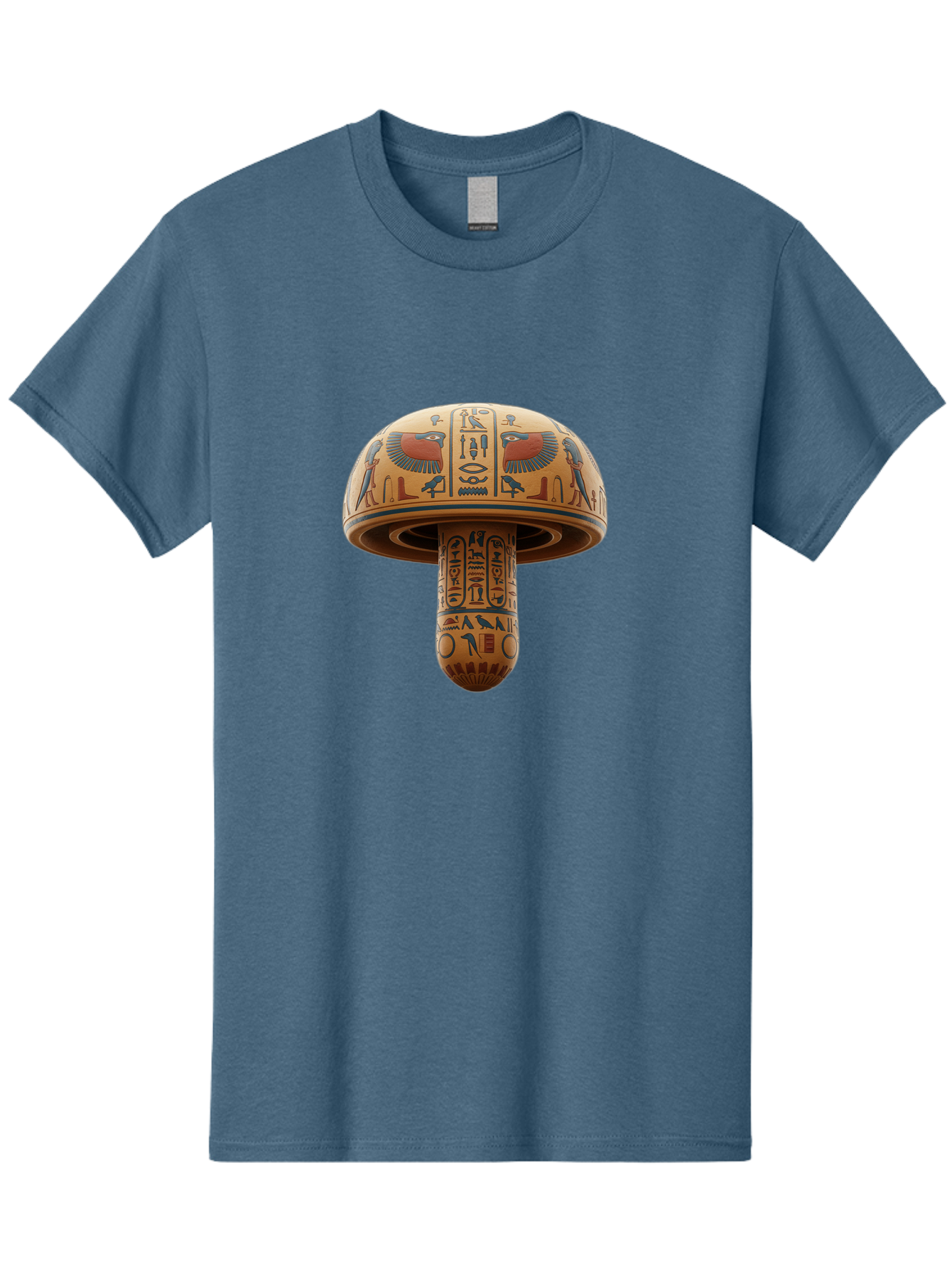 Egyptian-Mushroom Men'S Graphic Tee, 100% Cotton, Comfortable Casual Summer Wear, Machine Washable, Vintage Camera, Old Camera, Antique Camera, Black Camera, Classic Photography, Photography Equipment, Nostalgic Device, Film Camera, Camera Art Bak525
