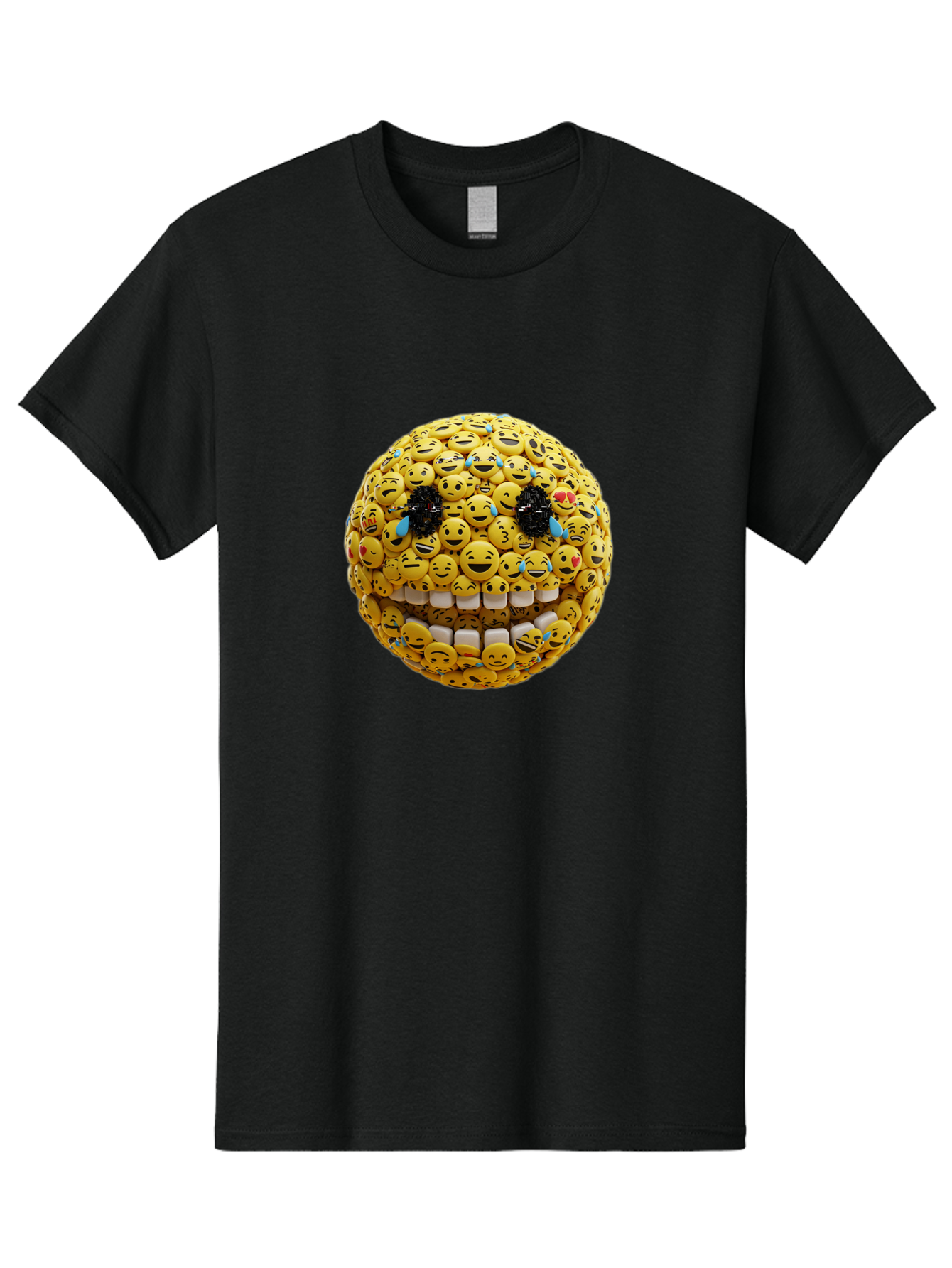 Emoji-Face Men'S Graphic Tee, 100% Cotton, Comfortable Casual Summer Wear, Machine Washable, Vintage Camera, Old Camera, Antique Camera, Black Camera, Classic Photography, Photography Equipment, Nostalgic Device, Film Camera, Camera Art Bak527