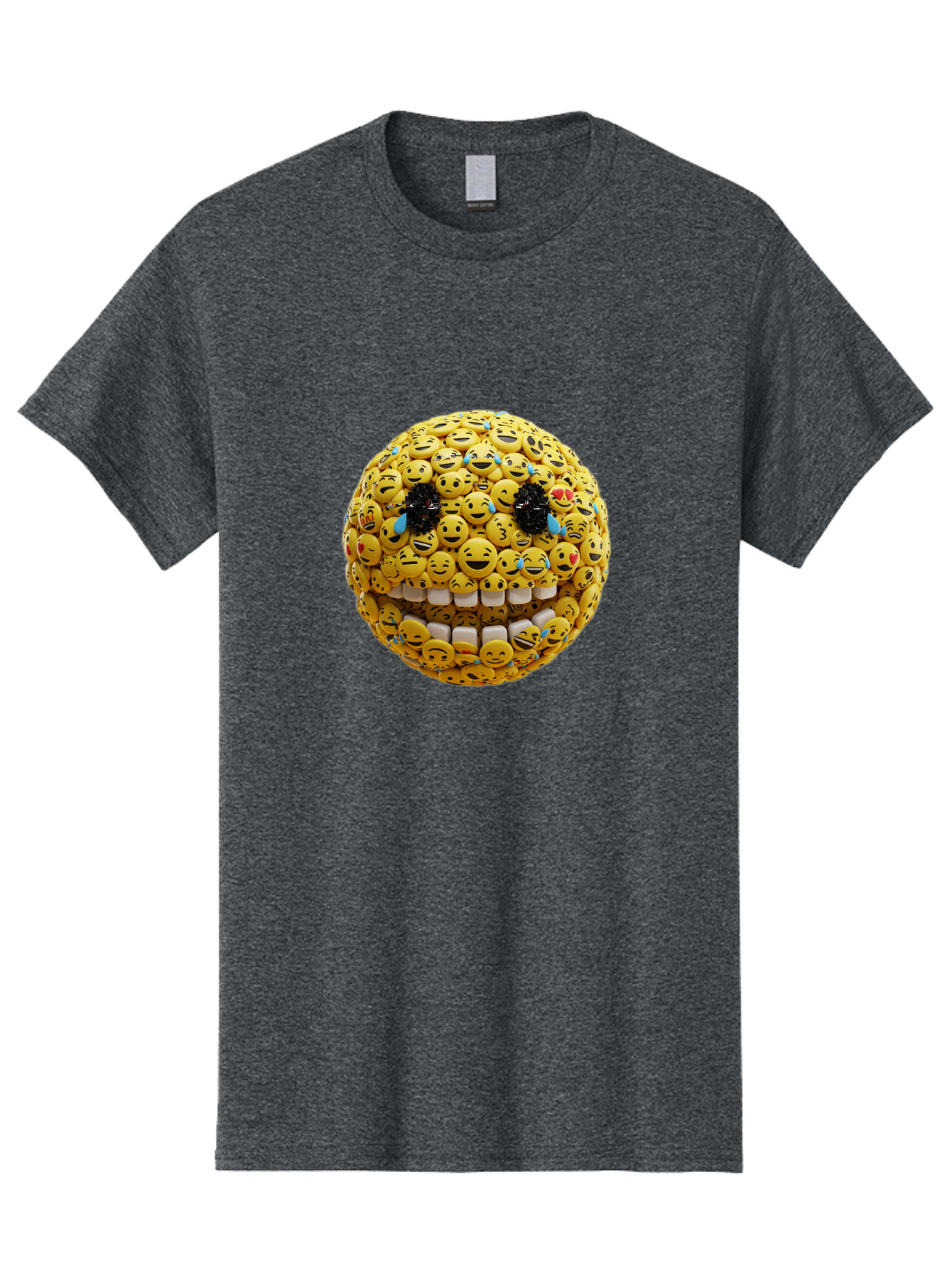 Emoji-Face Men'S Graphic Tee, 100% Cotton, Comfortable Casual Summer Wear, Machine Washable, Vintage Camera, Old Camera, Antique Camera, Black Camera, Classic Photography, Photography Equipment, Nostalgic Device, Film Camera, Camera Art Bak527