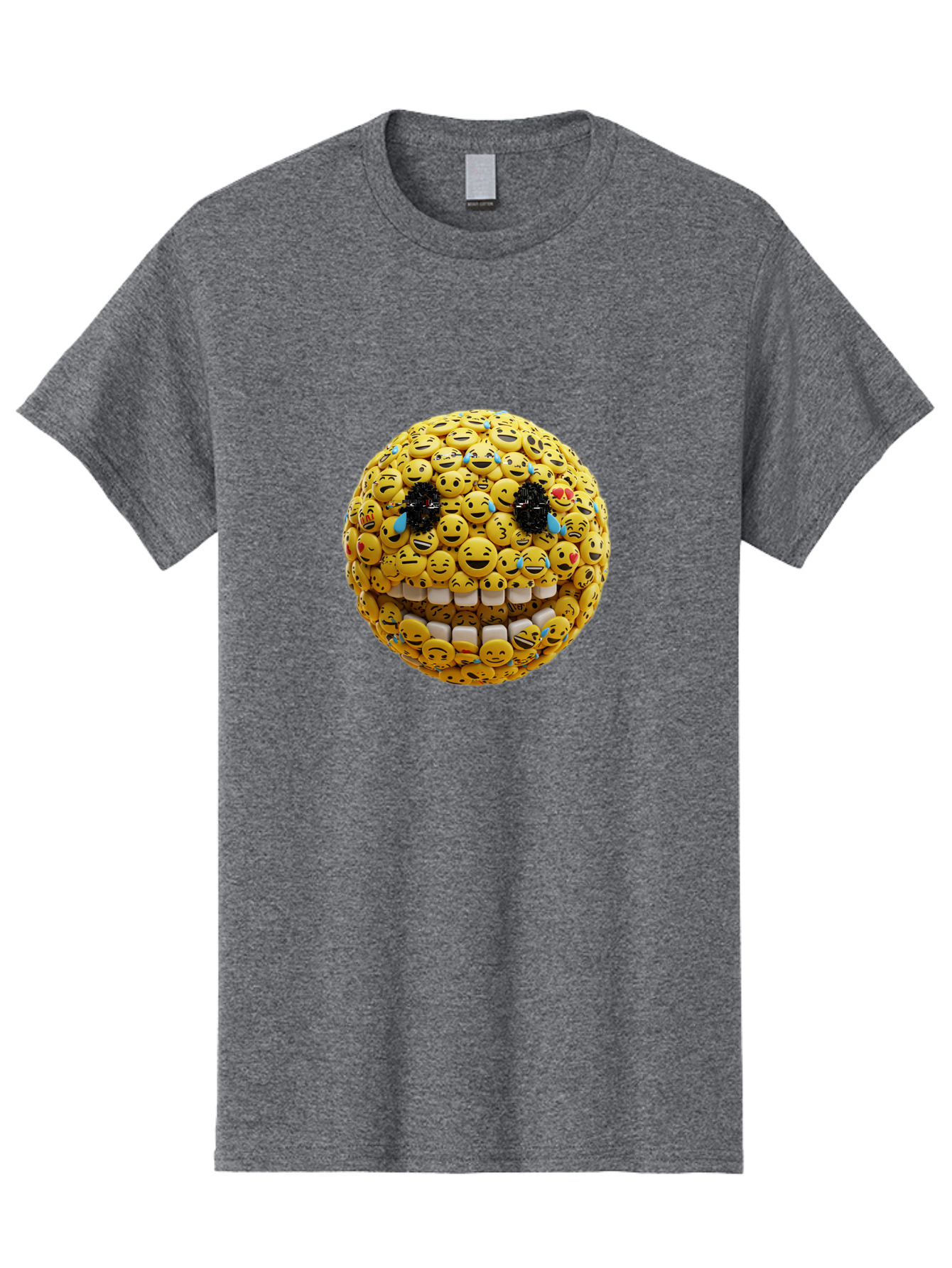 Emoji-Face Men'S Graphic Tee, 100% Cotton, Comfortable Casual Summer Wear, Machine Washable, Vintage Camera, Old Camera, Antique Camera, Black Camera, Classic Photography, Photography Equipment, Nostalgic Device, Film Camera, Camera Art Bak527