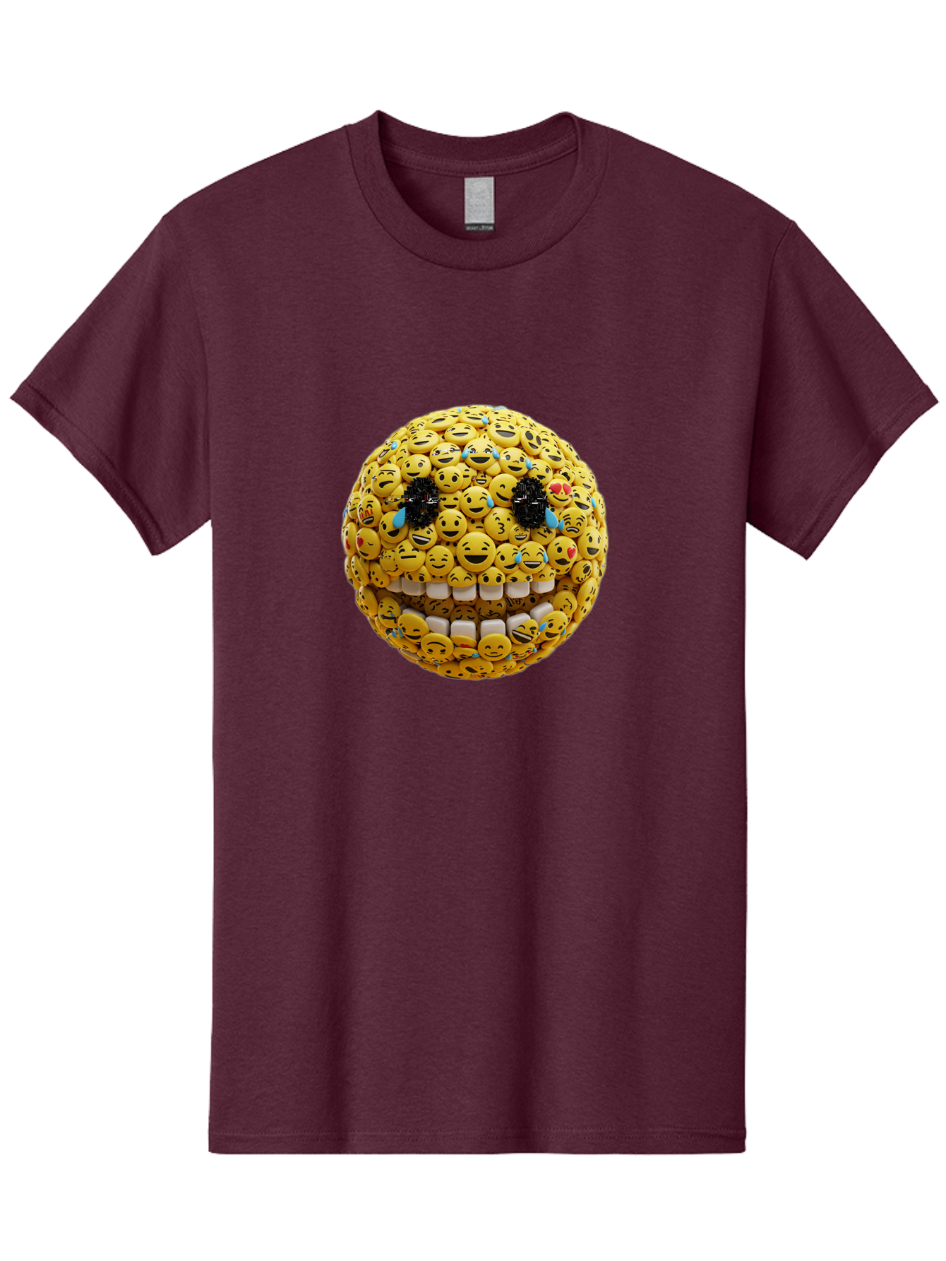 Emoji-Face Men'S Graphic Tee, 100% Cotton, Comfortable Casual Summer Wear, Machine Washable, Vintage Camera, Old Camera, Antique Camera, Black Camera, Classic Photography, Photography Equipment, Nostalgic Device, Film Camera, Camera Art Bak527