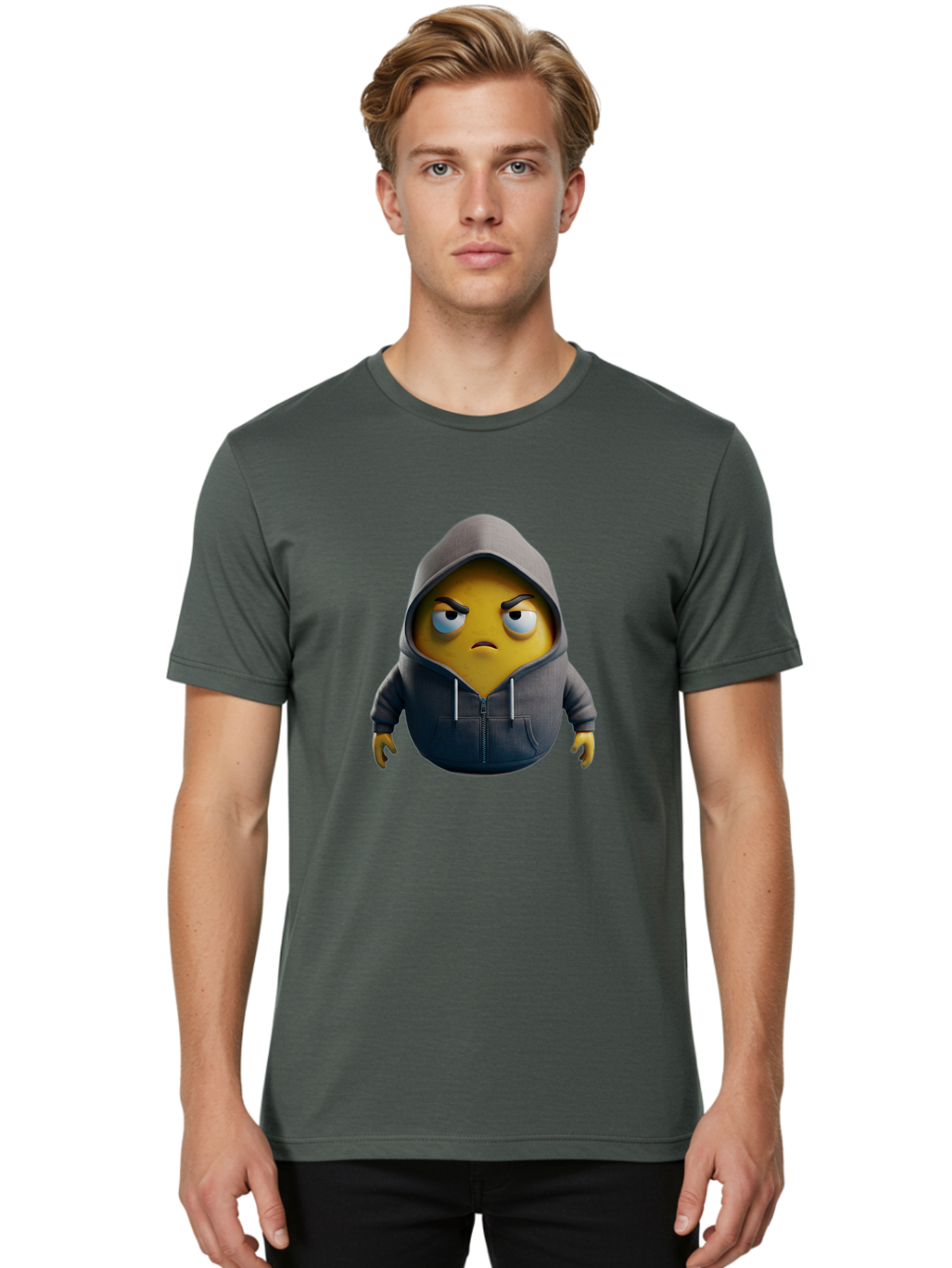 Emoji-Hoodie Men'S Graphic Tee, 100% Cotton, Comfortable Casual Summer Wear, Machine Washable, Vintage Camera, Old Camera, Antique Camera, Black Camera, Classic Photography, Photography Equipment, Nostalgic Device, Film Camera, Camera Art Bak528