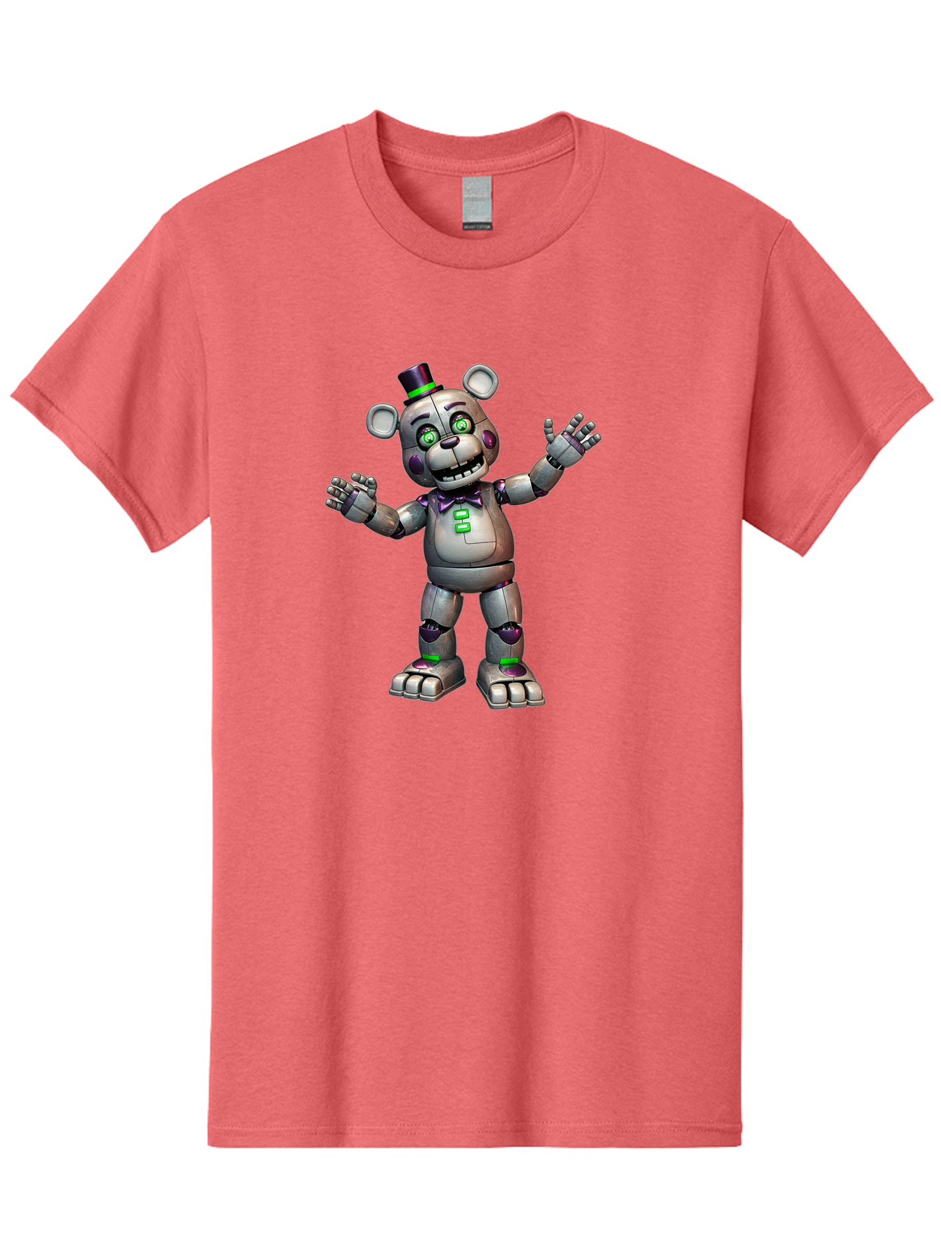 Endoskeleton-Freddy Men'S Graphic Tee, 100% Cotton, Comfortable Casual Summer Wear, Machine Washable, Vintage Camera, Old Camera, Antique Camera, Black Camera, Classic Photography, Photography Equipment, Nostalgic Device, Film Camera, Bak530